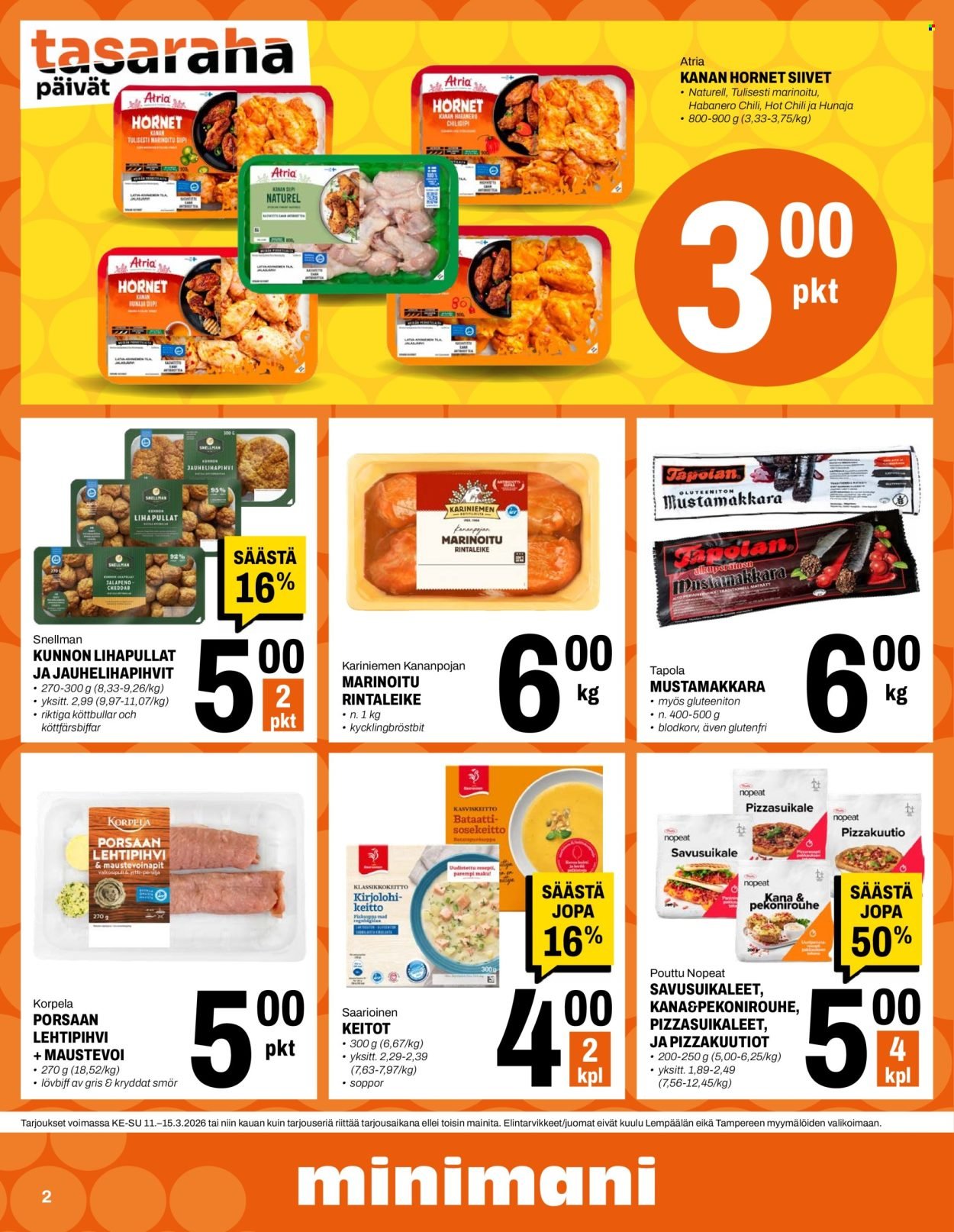 MINIMANI tarjoukset - Alkaen KE 11.3.2026