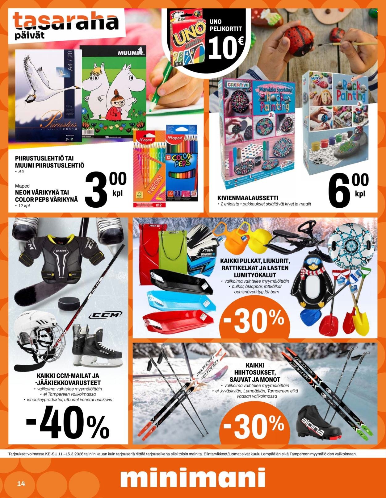 MINIMANI tarjoukset - Alkaen KE 11.3.2026
