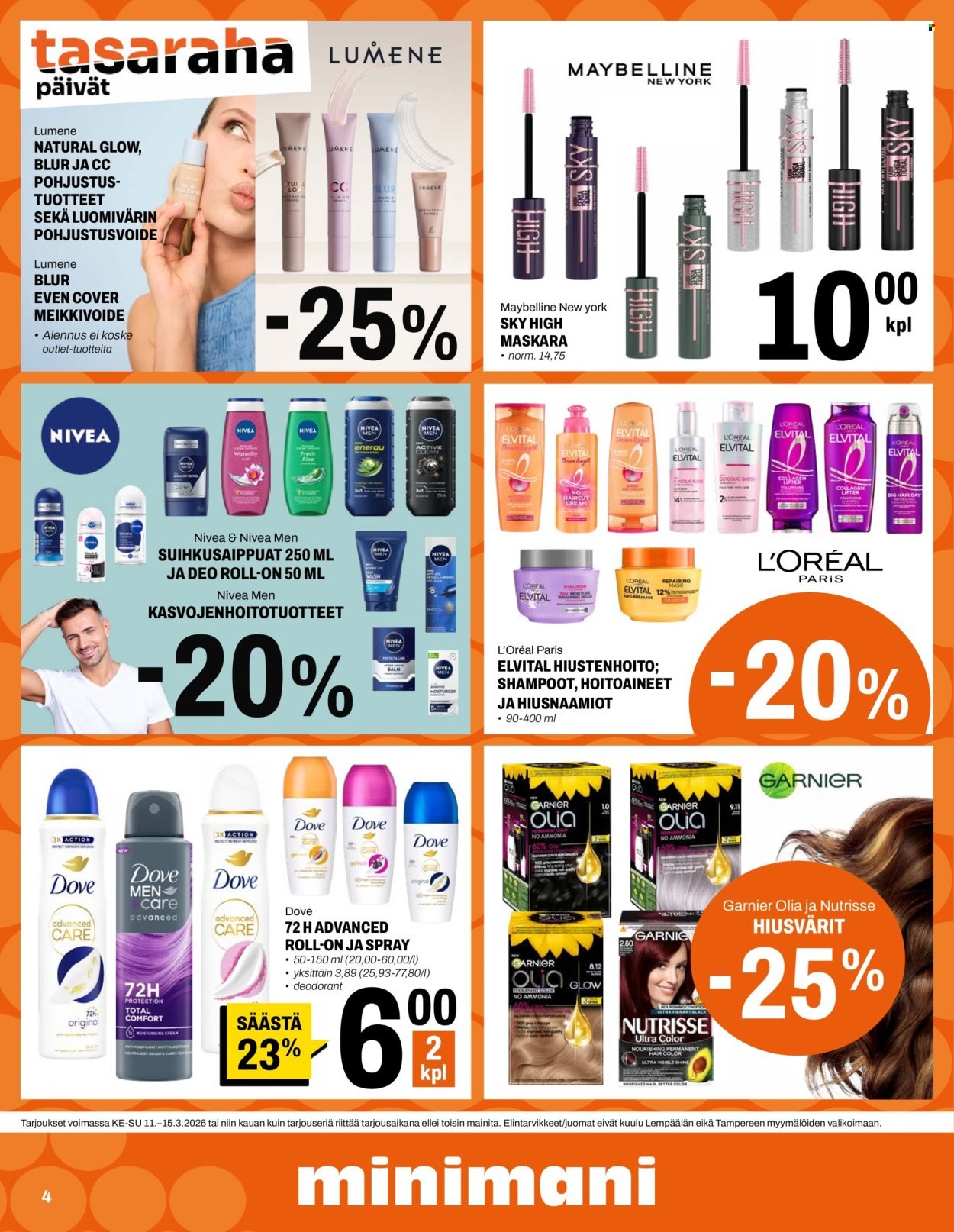 MINIMANI tarjoukset - Alkaen KE 11.3.2026