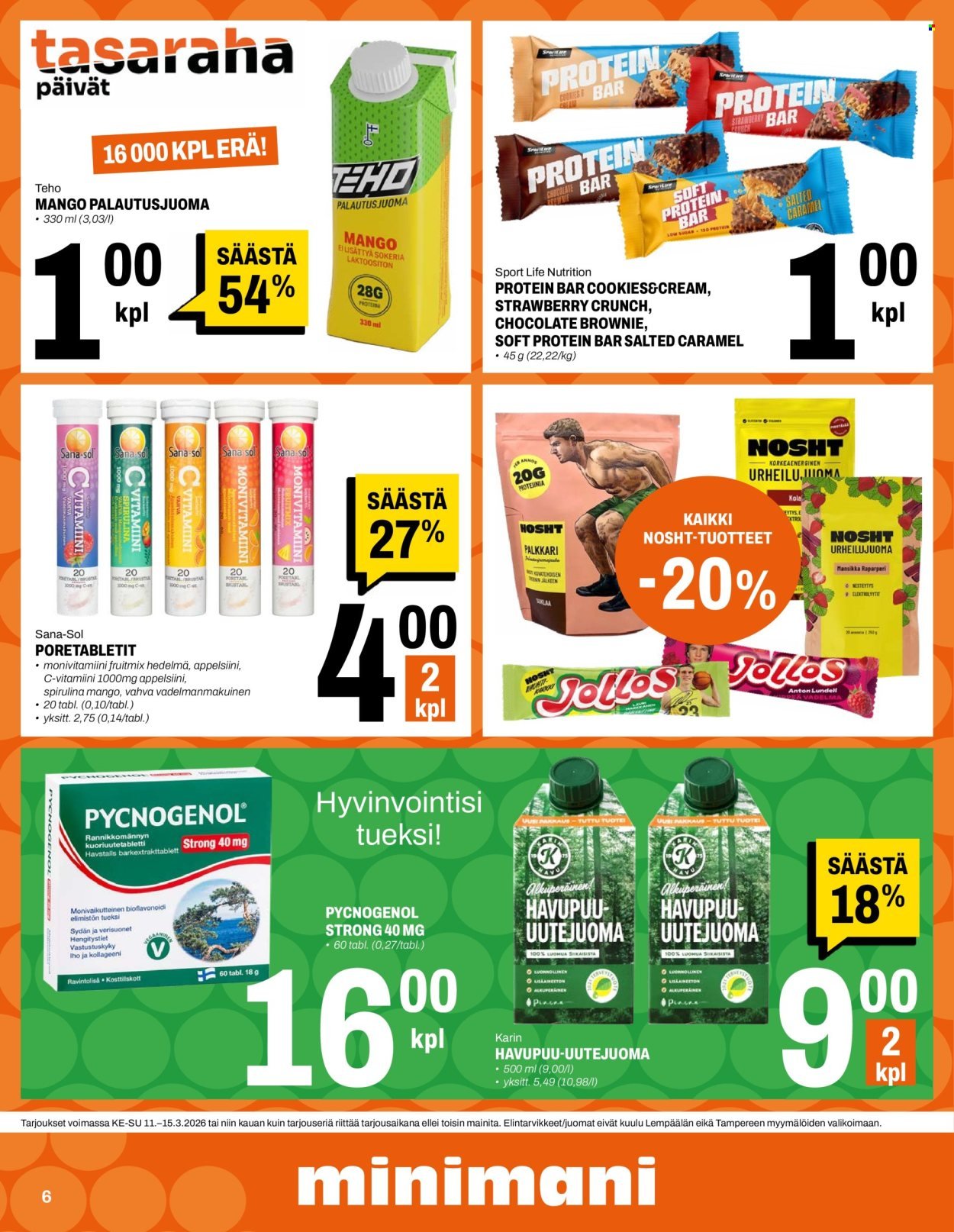 MINIMANI tarjoukset - Alkaen KE 11.3.2026