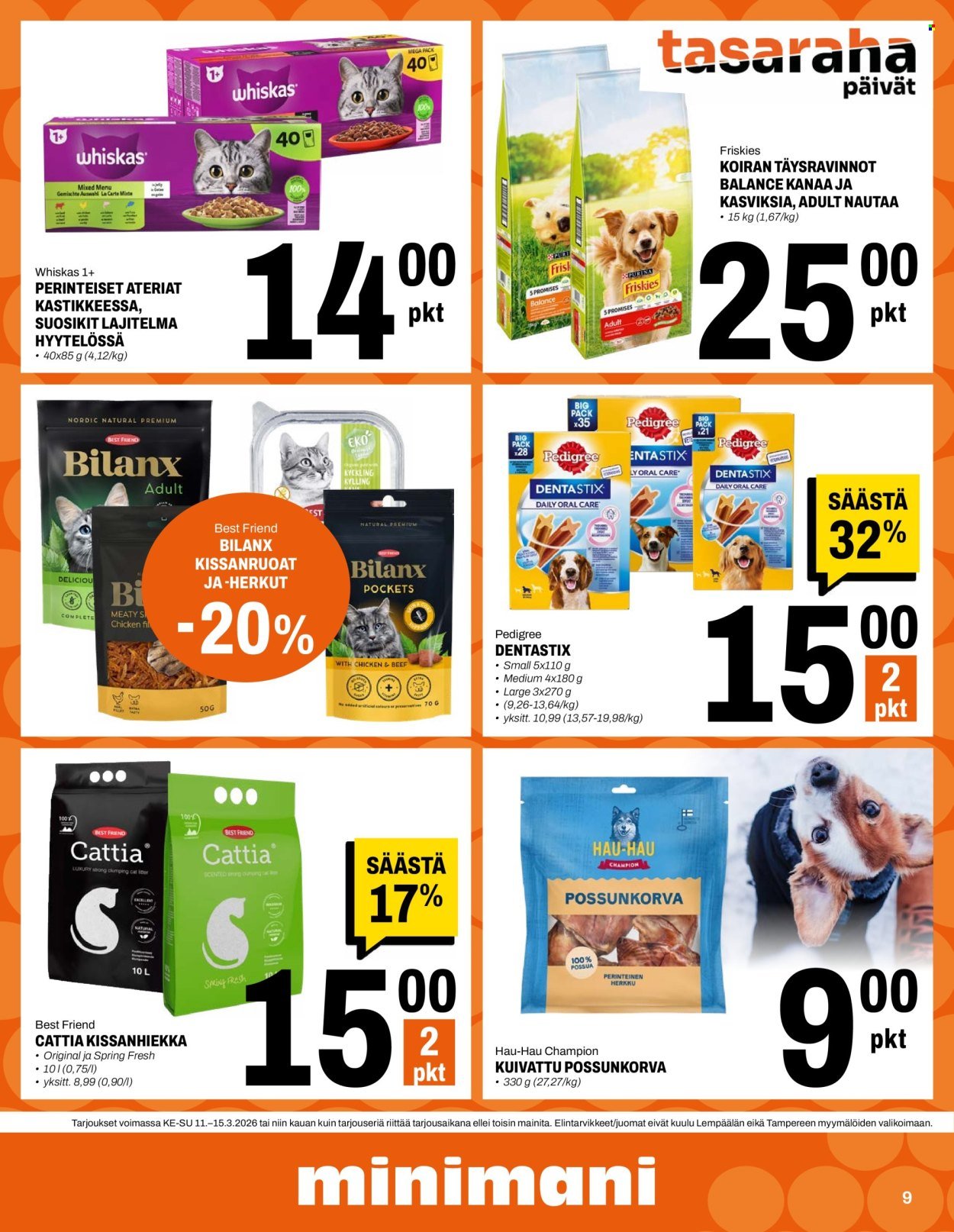 MINIMANI tarjoukset - Alkaen KE 11.3.2026