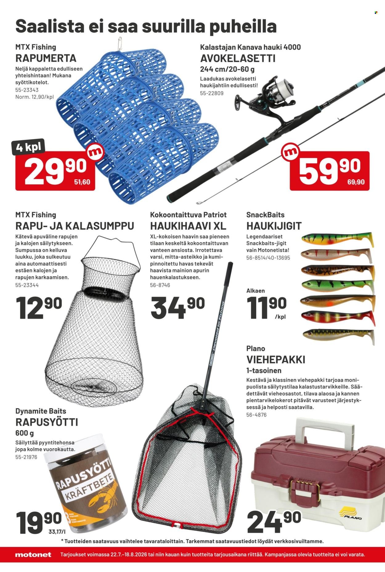 MOTONET tarjoukset - Heinäkuun lehti
