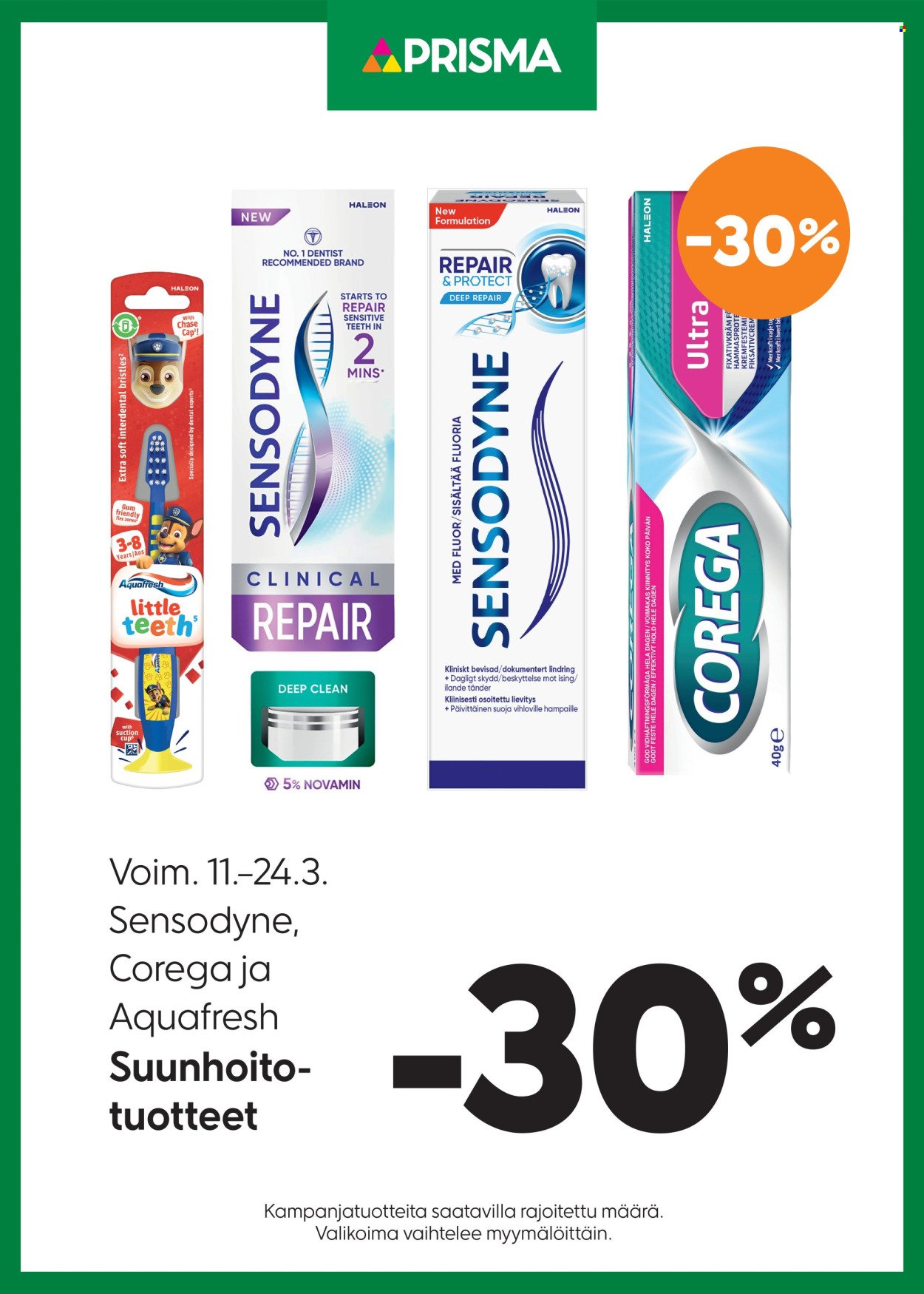 PRISMA tarjoukset - Alkaen KE 11.3.2026
