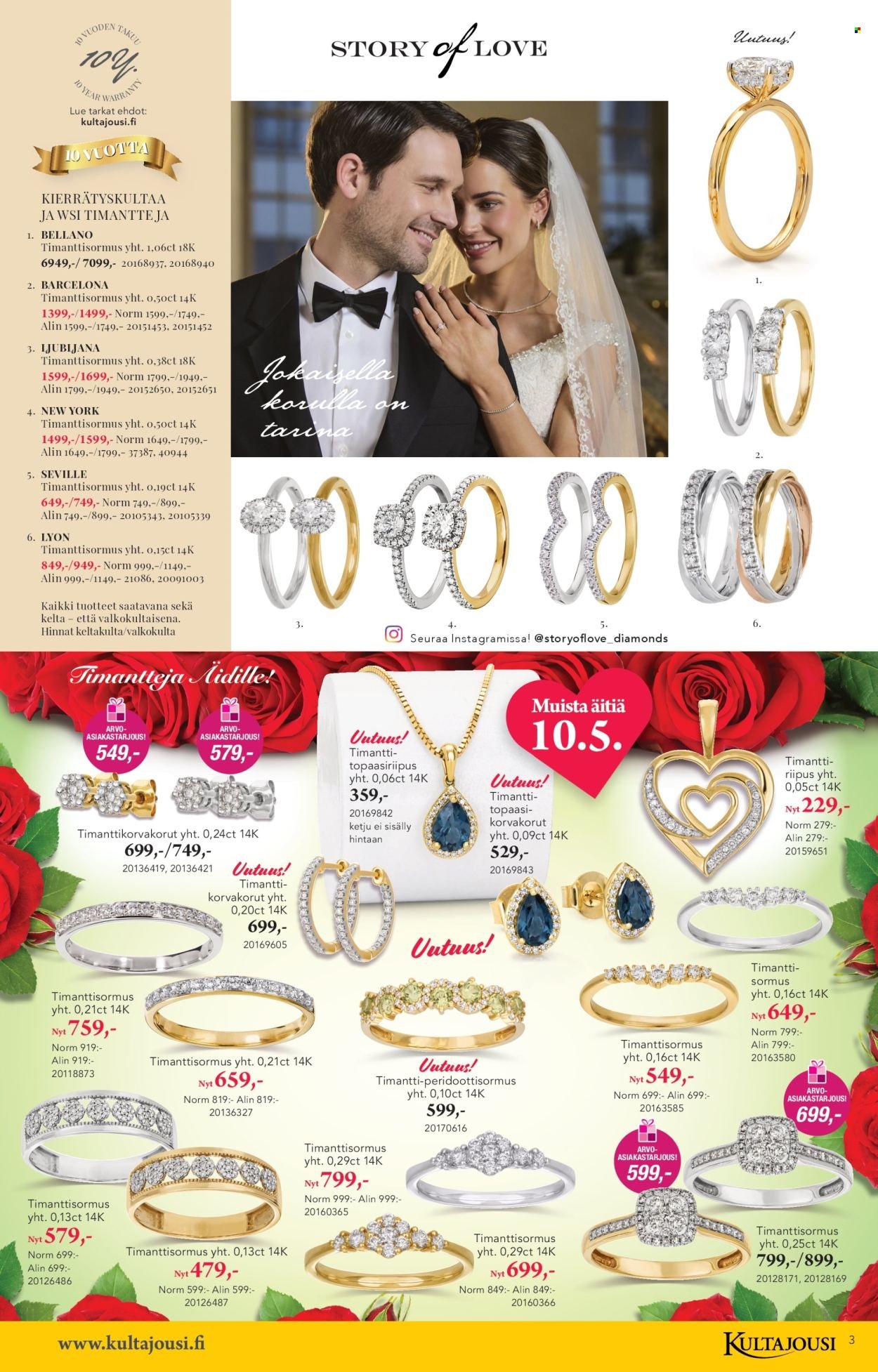 KULTAJOUSI tarjoukset - Äitienpäiväkuvasto