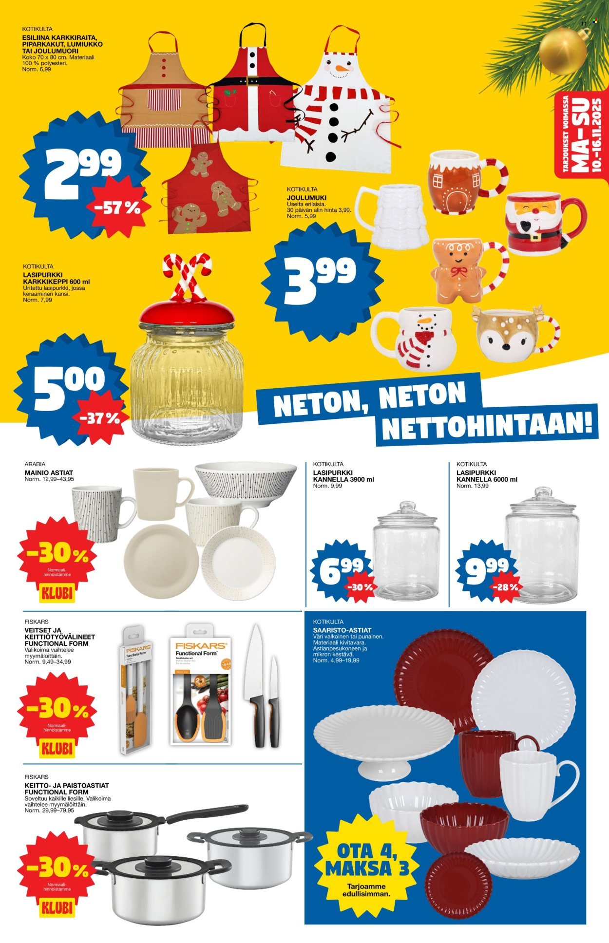 TOKMANNI tarjoukset - Tarjoussanomat (2025-11-10 - 2025-11-16)