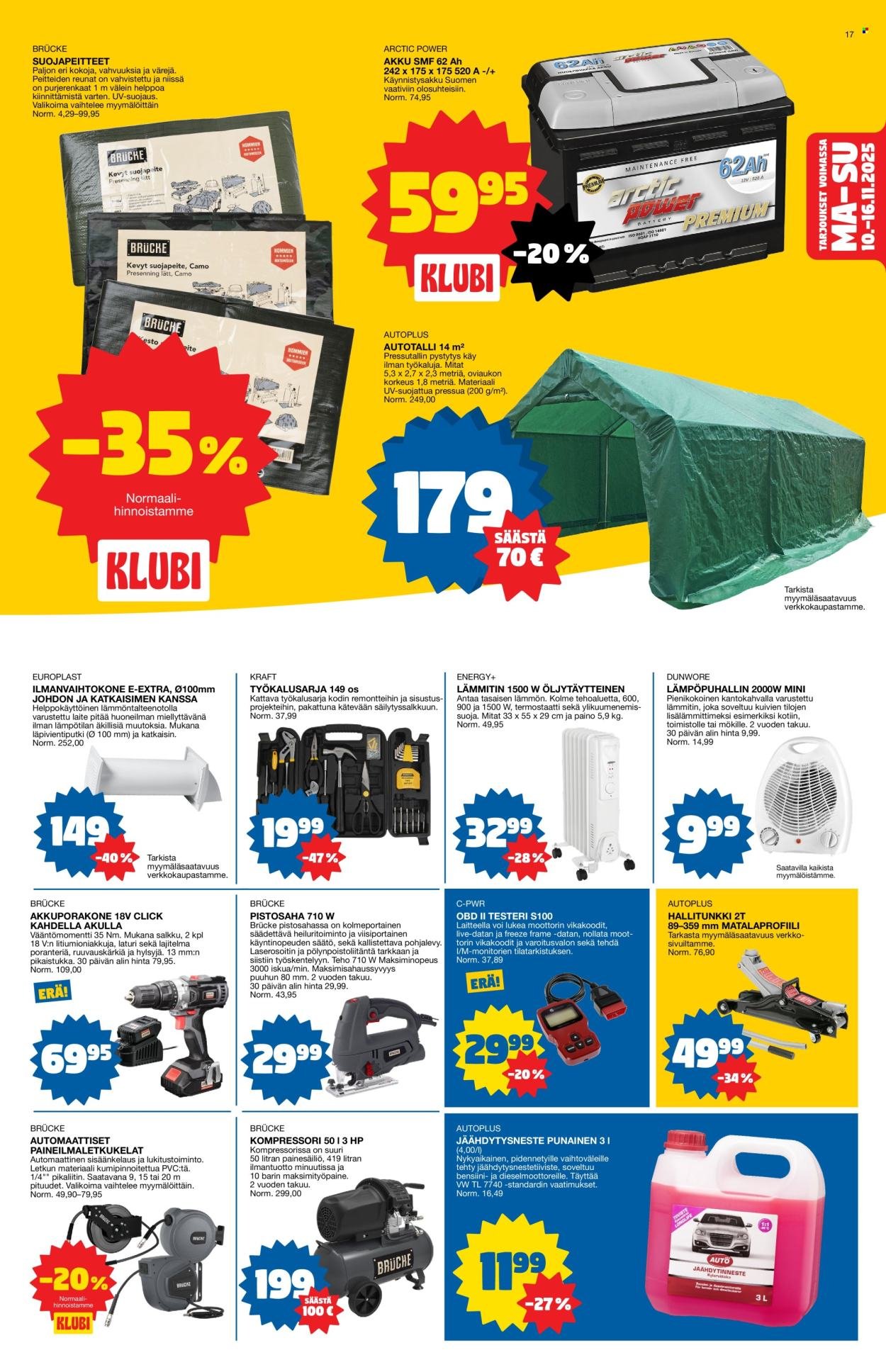 TOKMANNI tarjoukset - Tarjoussanomat (2025-11-10 - 2025-11-16)