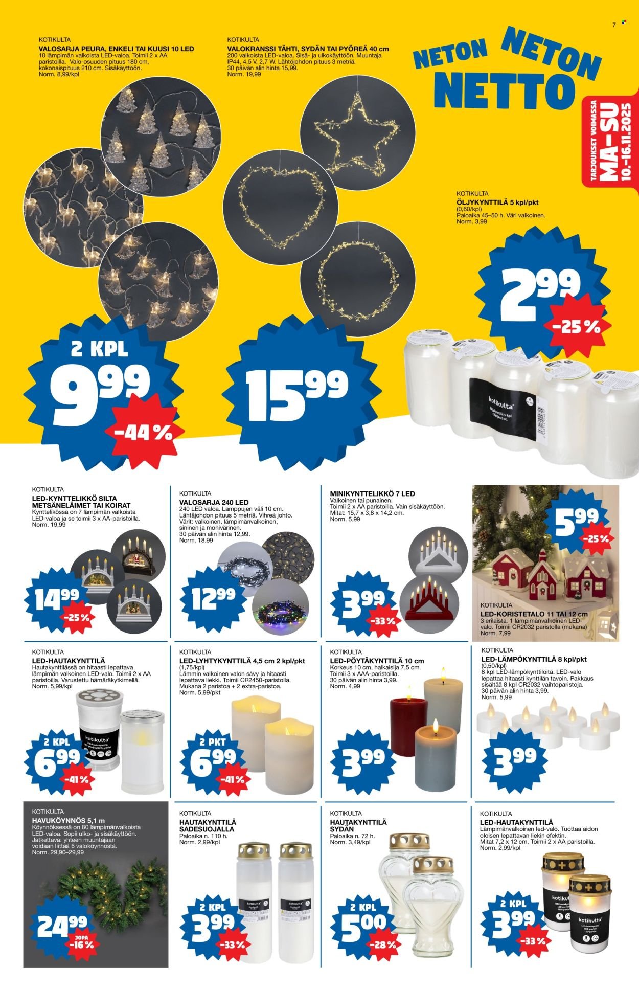 TOKMANNI tarjoukset - Tarjoussanomat (2025-11-10 - 2025-11-16)