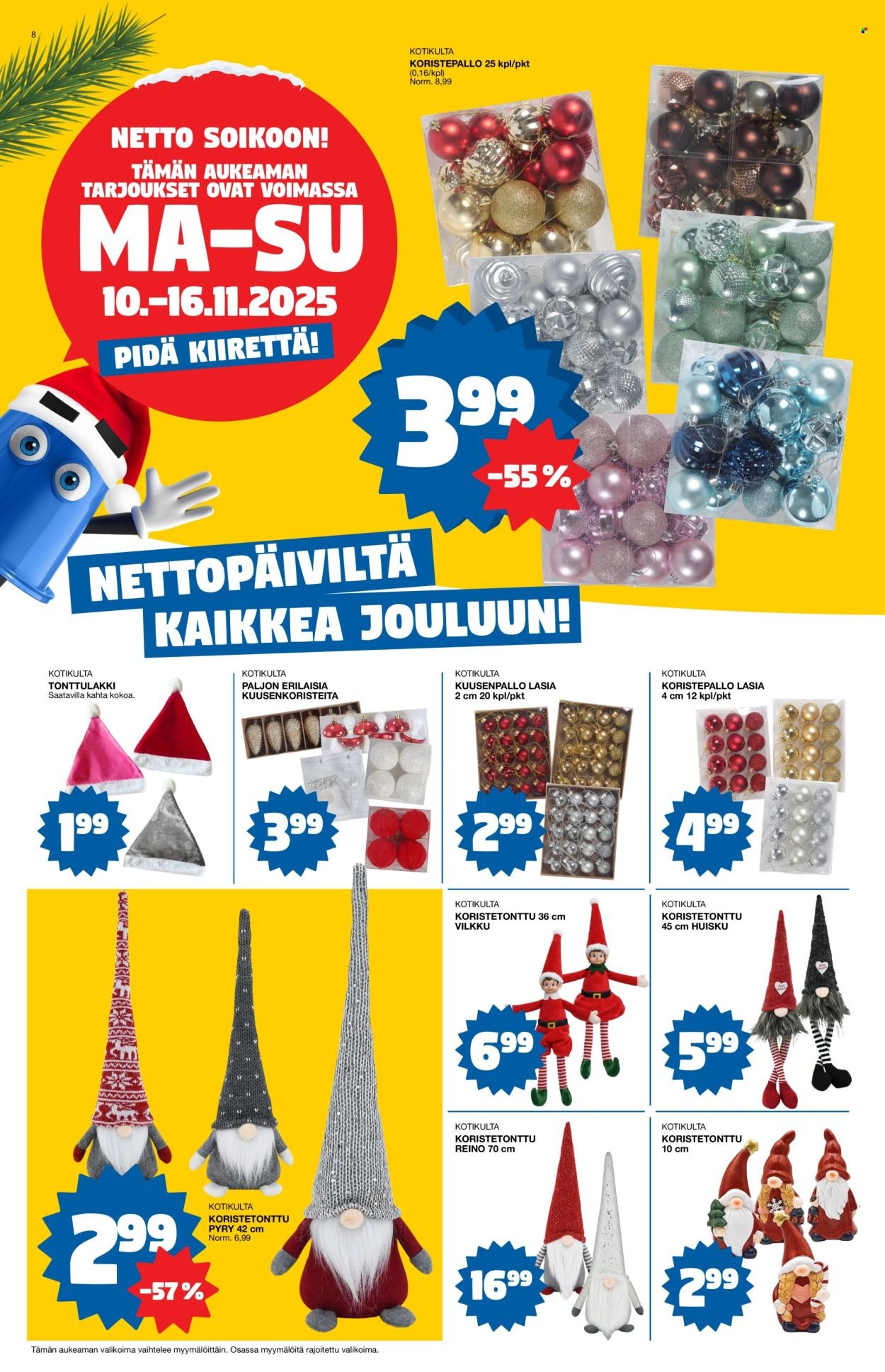 TOKMANNI tarjoukset - Tarjoussanomat (2025-11-10 - 2025-11-16)