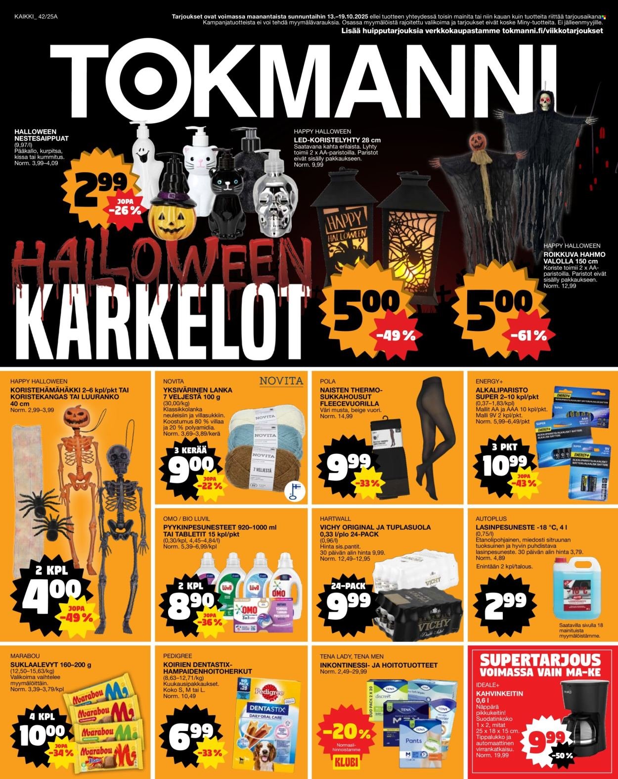 TOKMANNI tarjoukset - Tarjoussanomat (2025-10-13 - 2025-10-19)