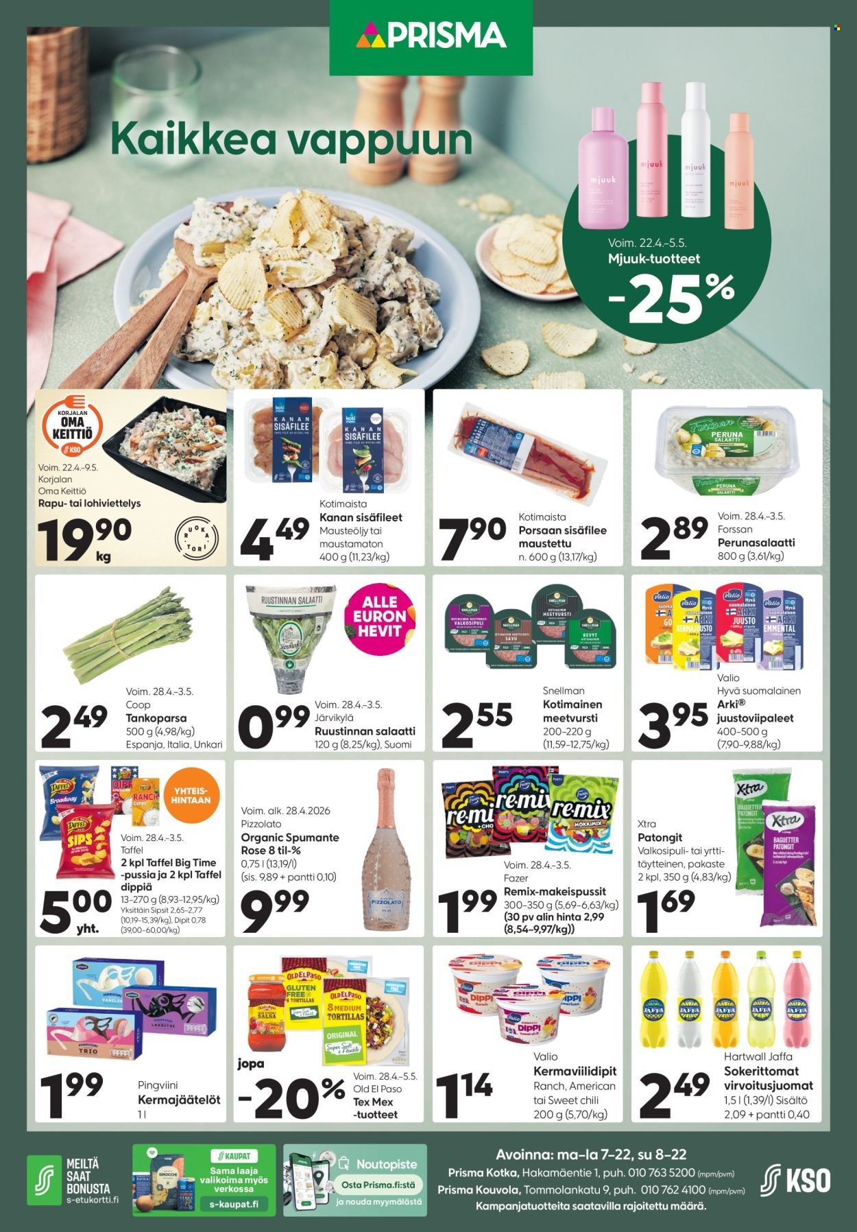 PRISMA tarjoukset - Alkaen TI 28.4.2026