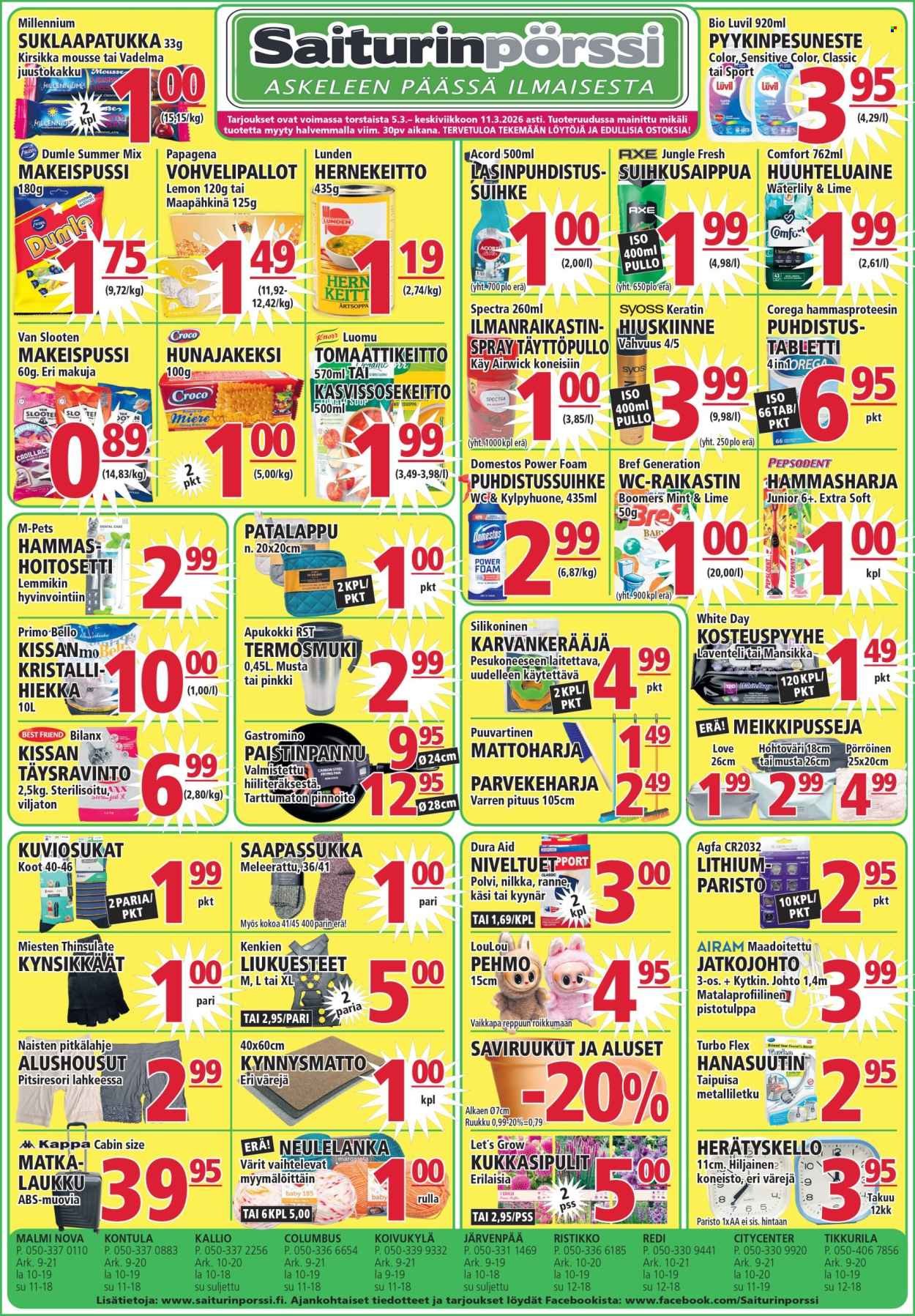 SAITURINPÖRSSI tarjoukset - Alkaen TO 5.3.2026