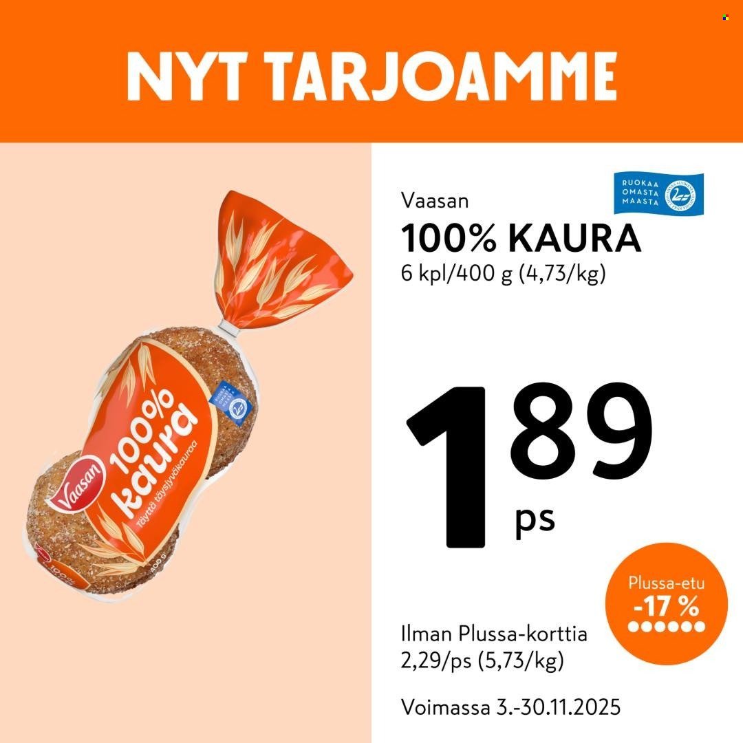 K-MARKET tarjoukset - Alkaen MA 3.11.2025 (2025-11-03 - 2025-11-30)