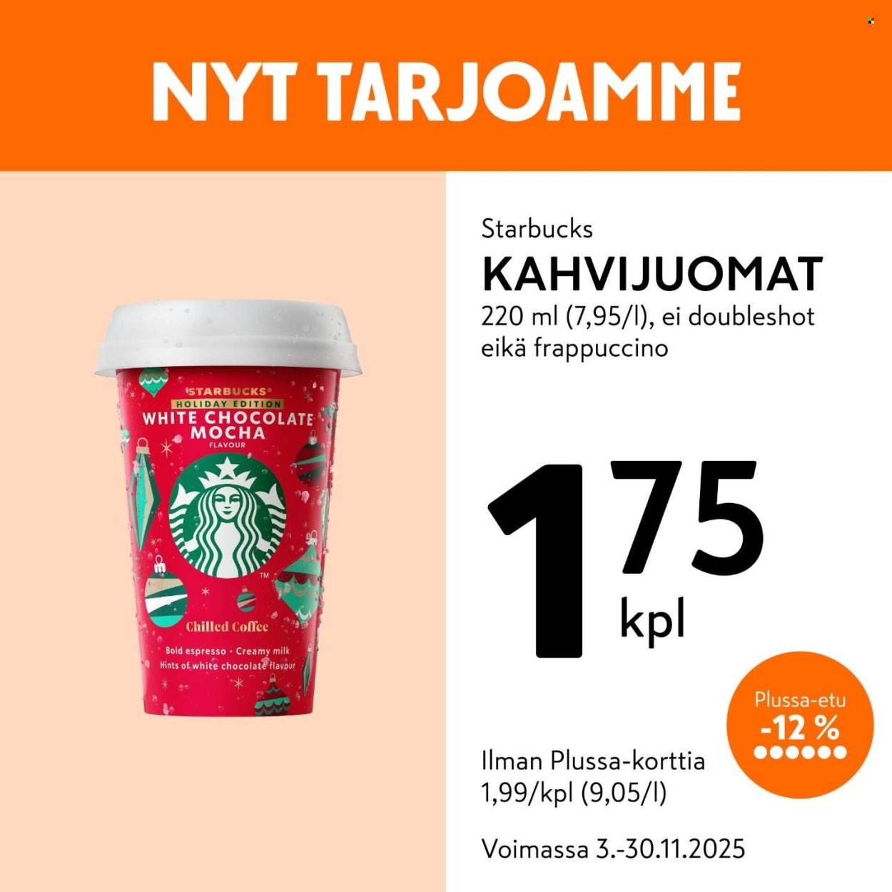 K-MARKET tarjoukset - Alkaen MA 3.11.2025 (2025-11-03 - 2025-11-30)