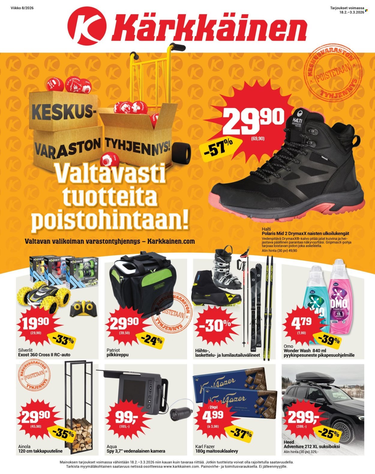 KÄRKKÄINEN tarjoukset - Viikko # 8 Helmikuu 2026