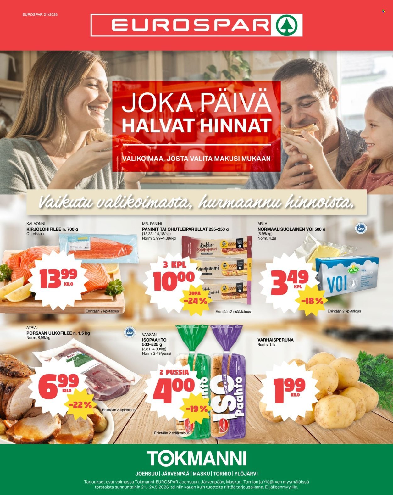 TOKMANNI tarjoukset - EUROSPAR