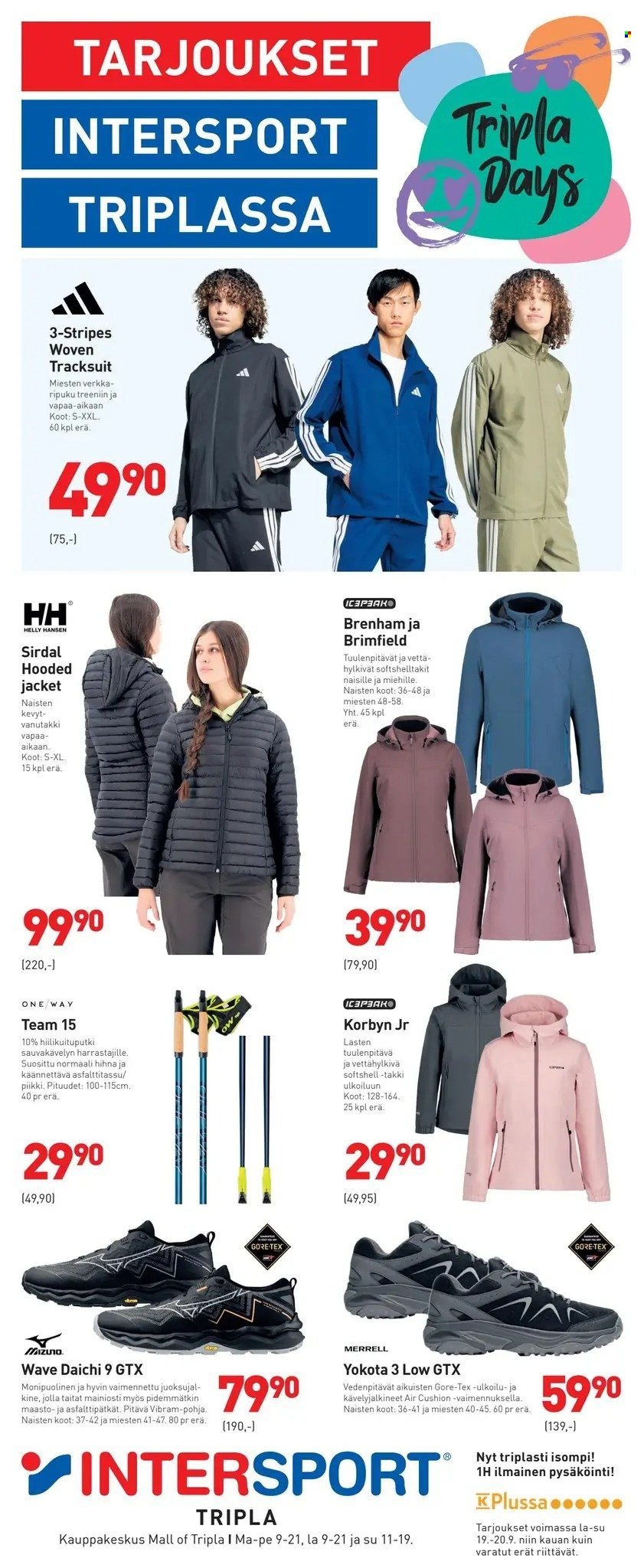 INTERSPORT tarjoukset - Tripla Days