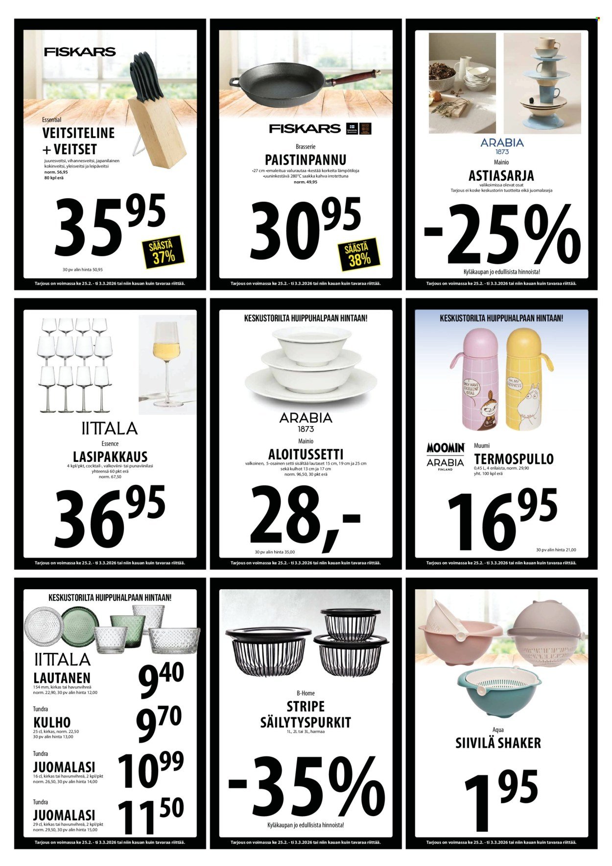 TUURI tarjoukset - Alkaen KE 25.2.2026