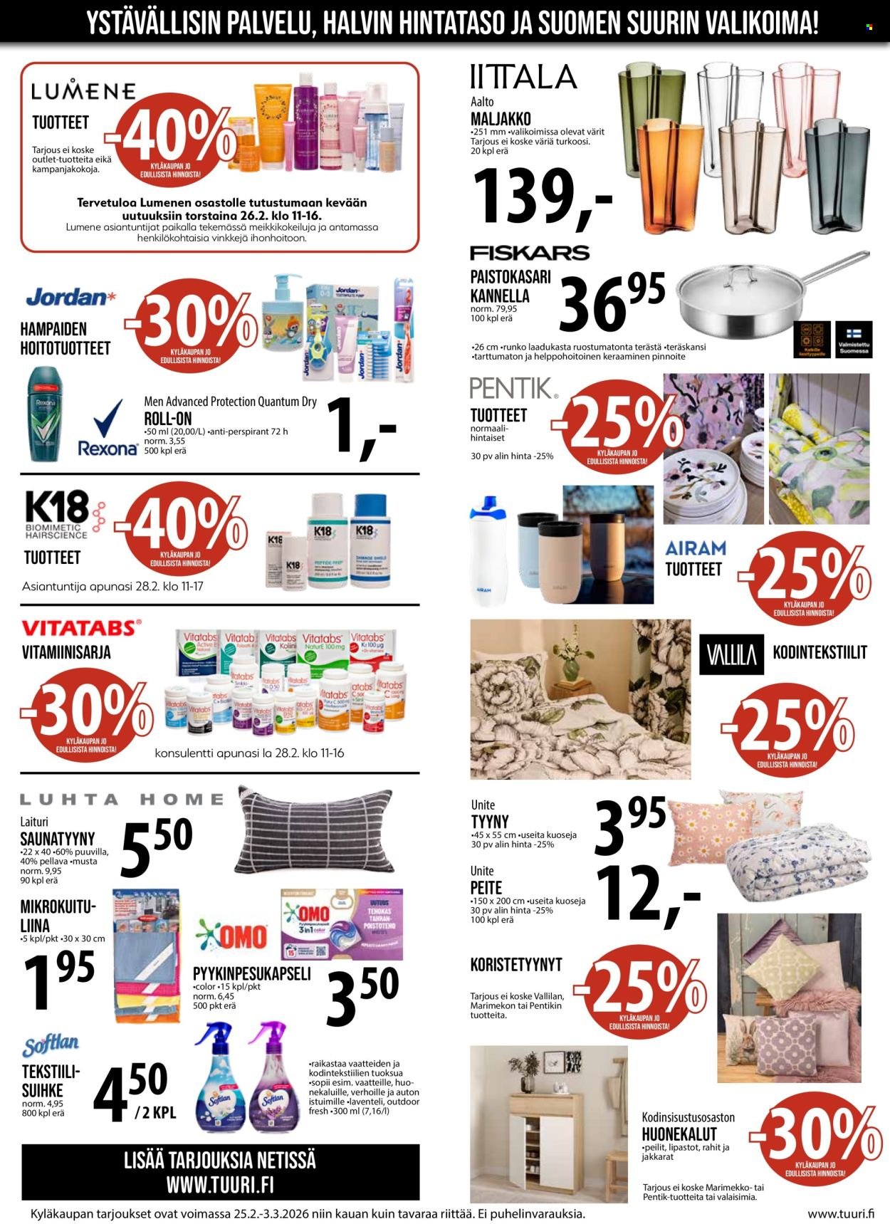 TUURI tarjoukset - Alkaen KE 25.2.2026