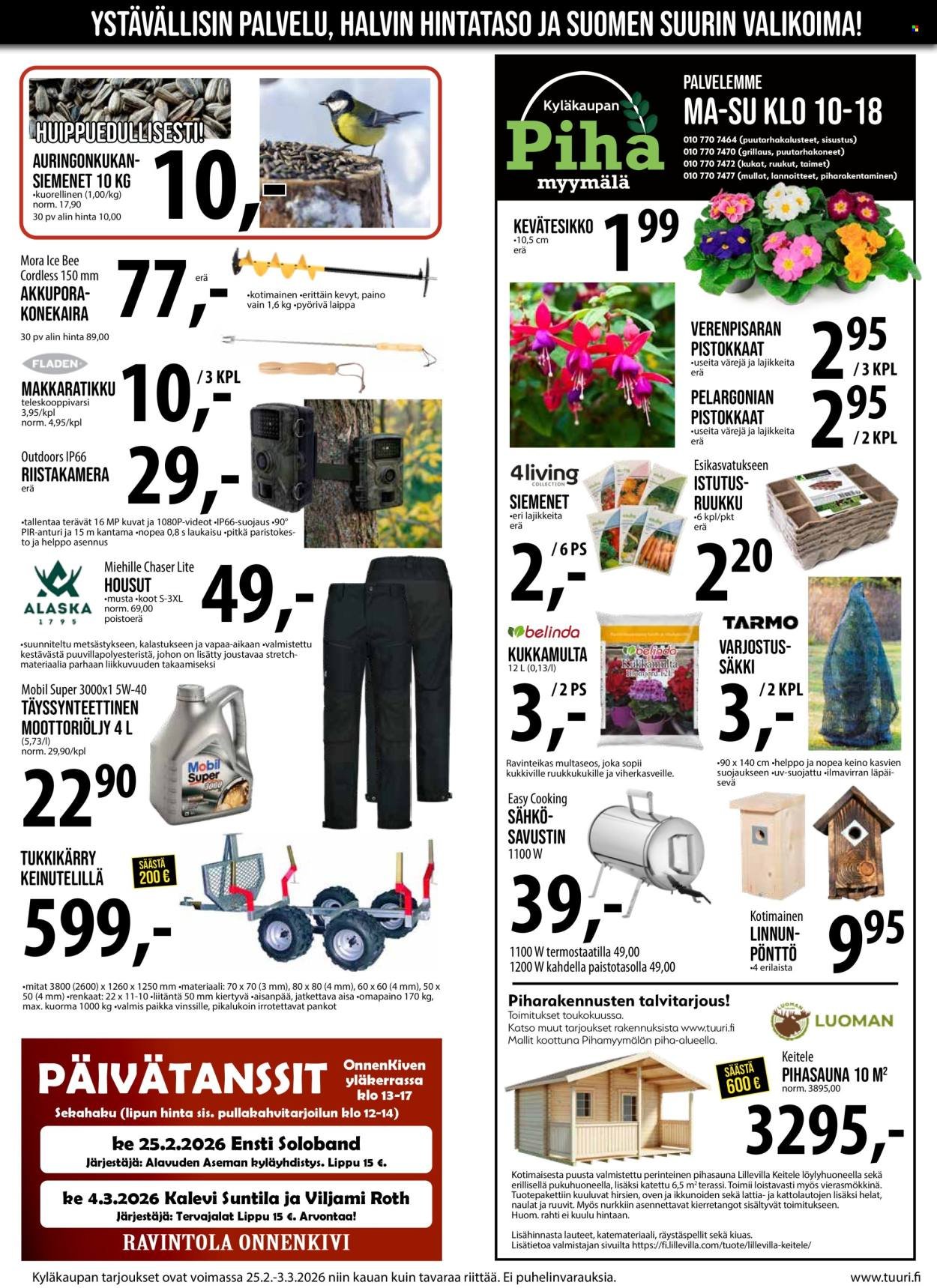 TUURI tarjoukset - Alkaen KE 25.2.2026