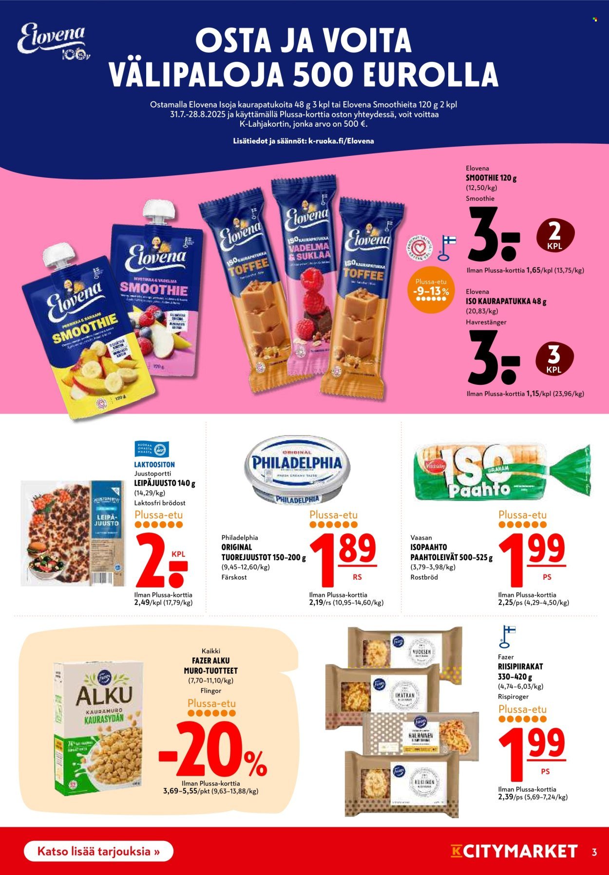 K-CITYMARKET tarjoukset - Alkaen MA 18.8.2025 (2025-08-18 - 2025-08-24)