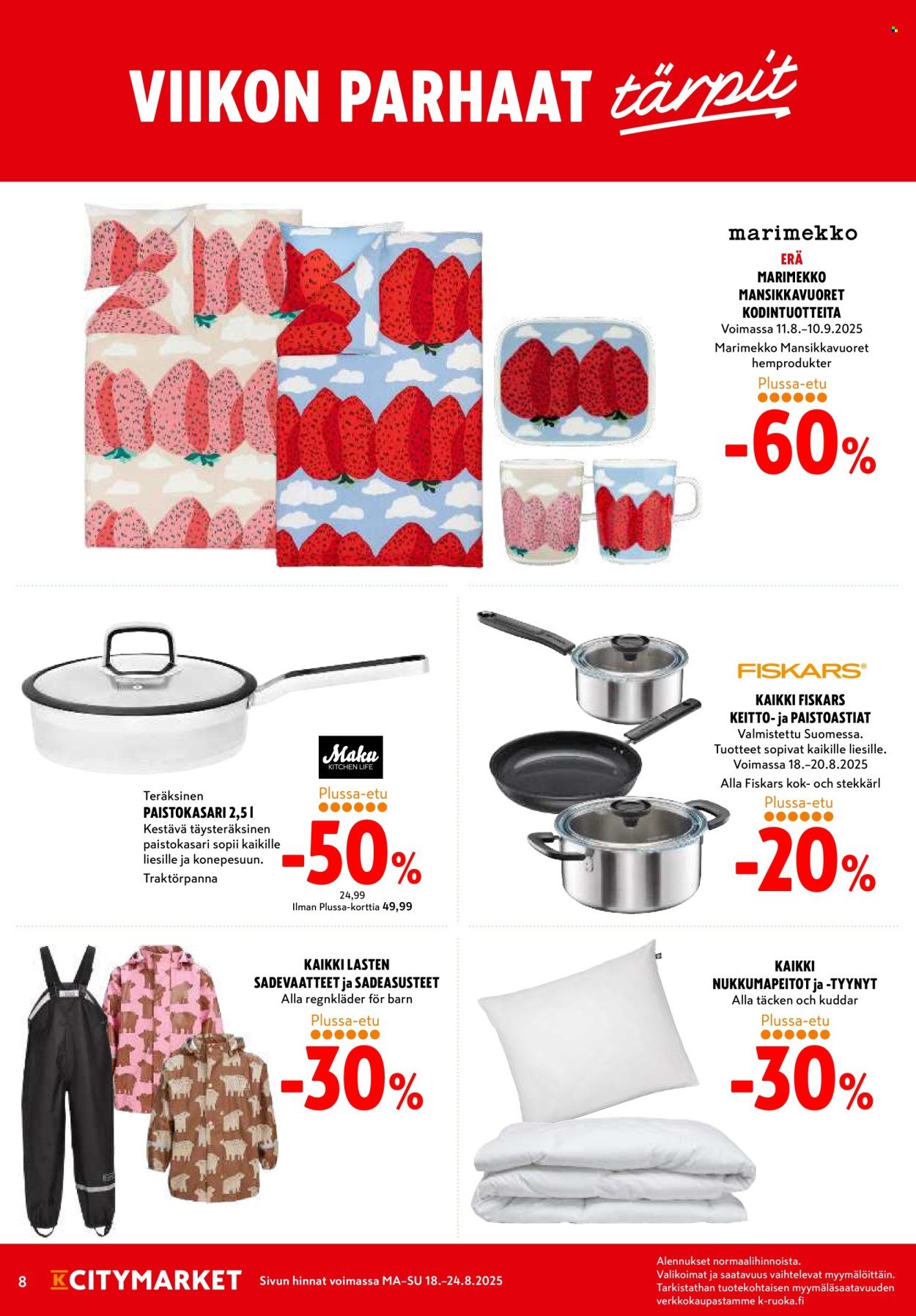 K-CITYMARKET tarjoukset - Alkaen MA 18.8.2025 (2025-08-18 - 2025-08-24)