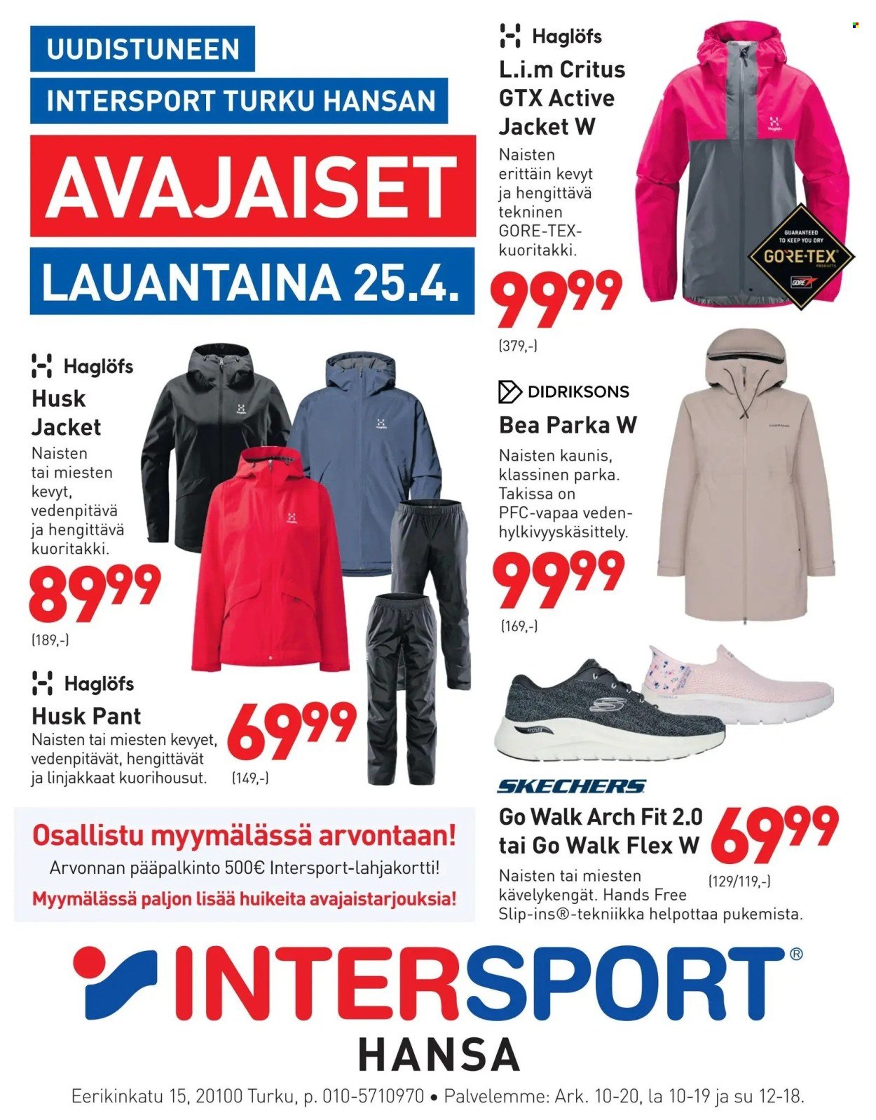 INTERSPORT tarjoukset - Hansa avajaiset!