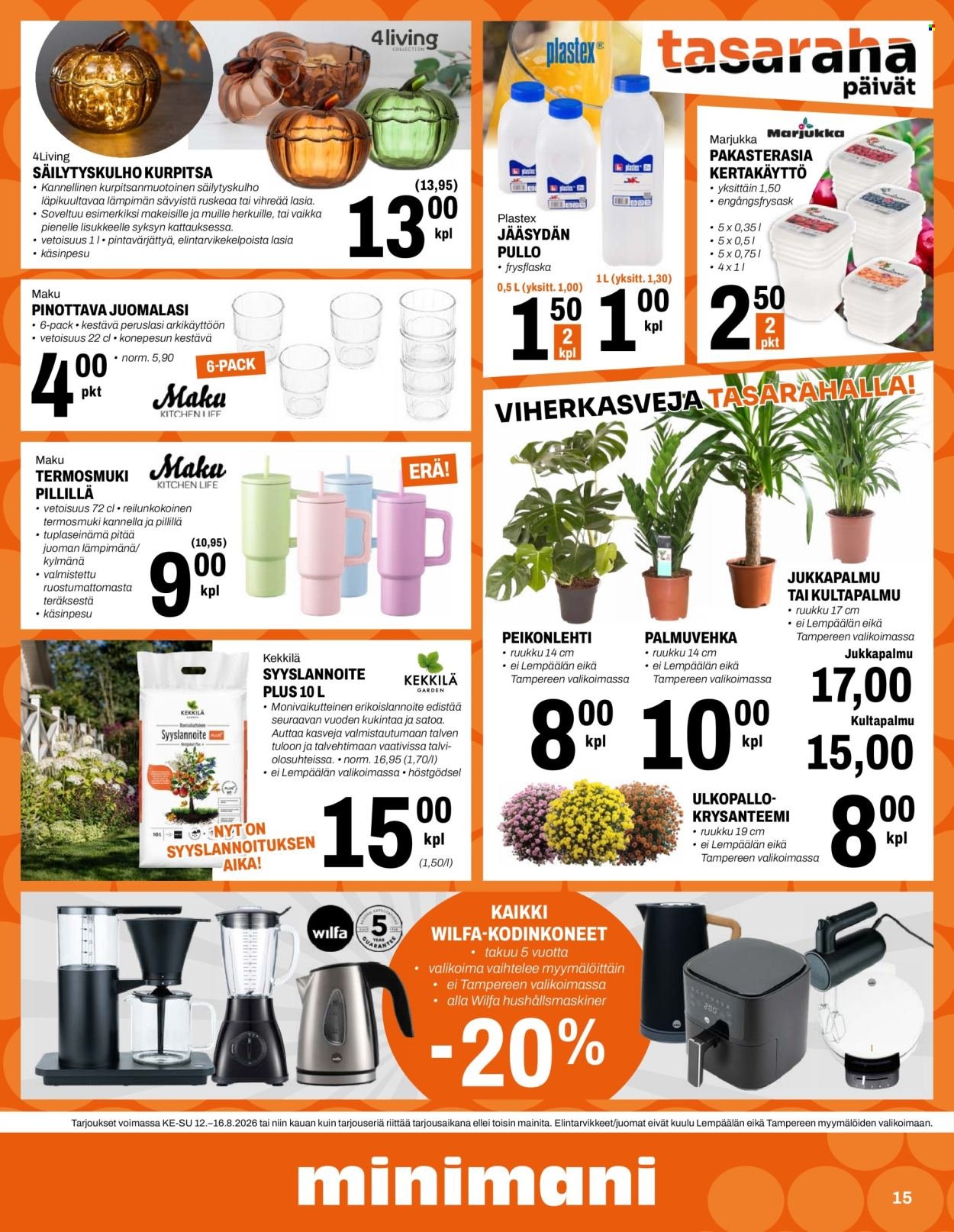 MINIMANI tarjoukset - Alkaen KE 12.8.2026