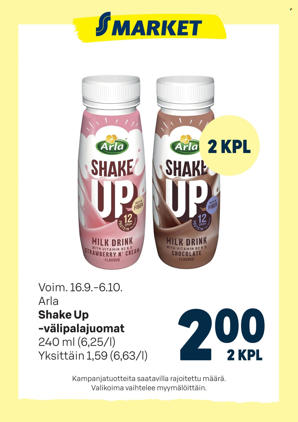 S-MARKET tarjoukset - Valipalajuomat