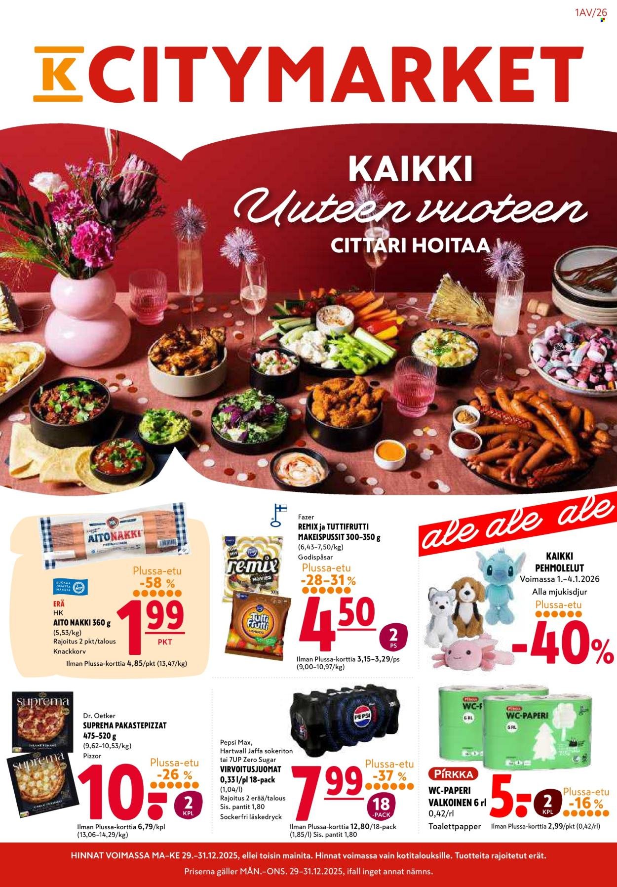K-CITYMARKET tarjoukset - Alkaen MA 29.12.2025