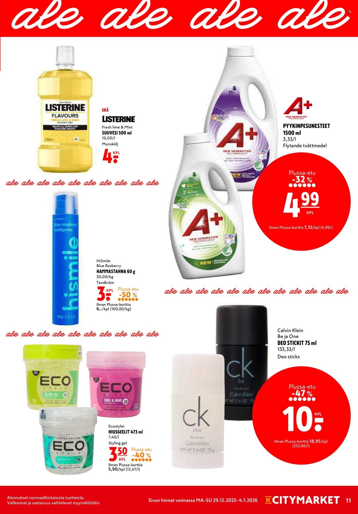 K-CITYMARKET tarjoukset - Alkaen MA 29.12.2025