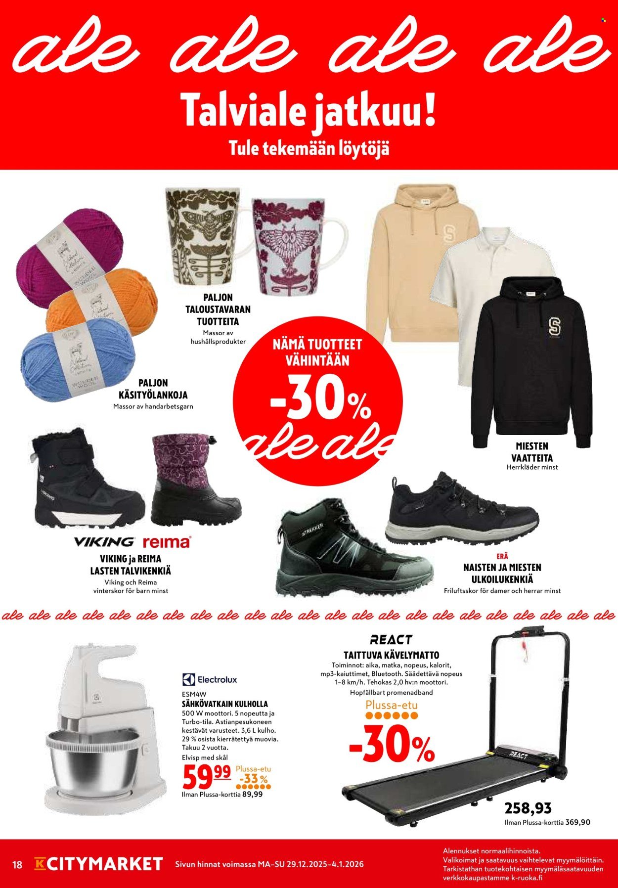 K-CITYMARKET tarjoukset - Alkaen MA 29.12.2025