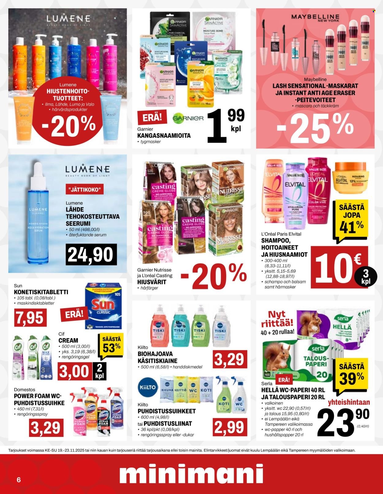 MINIMANI tarjoukset - Alkaen KE 19.11.2025