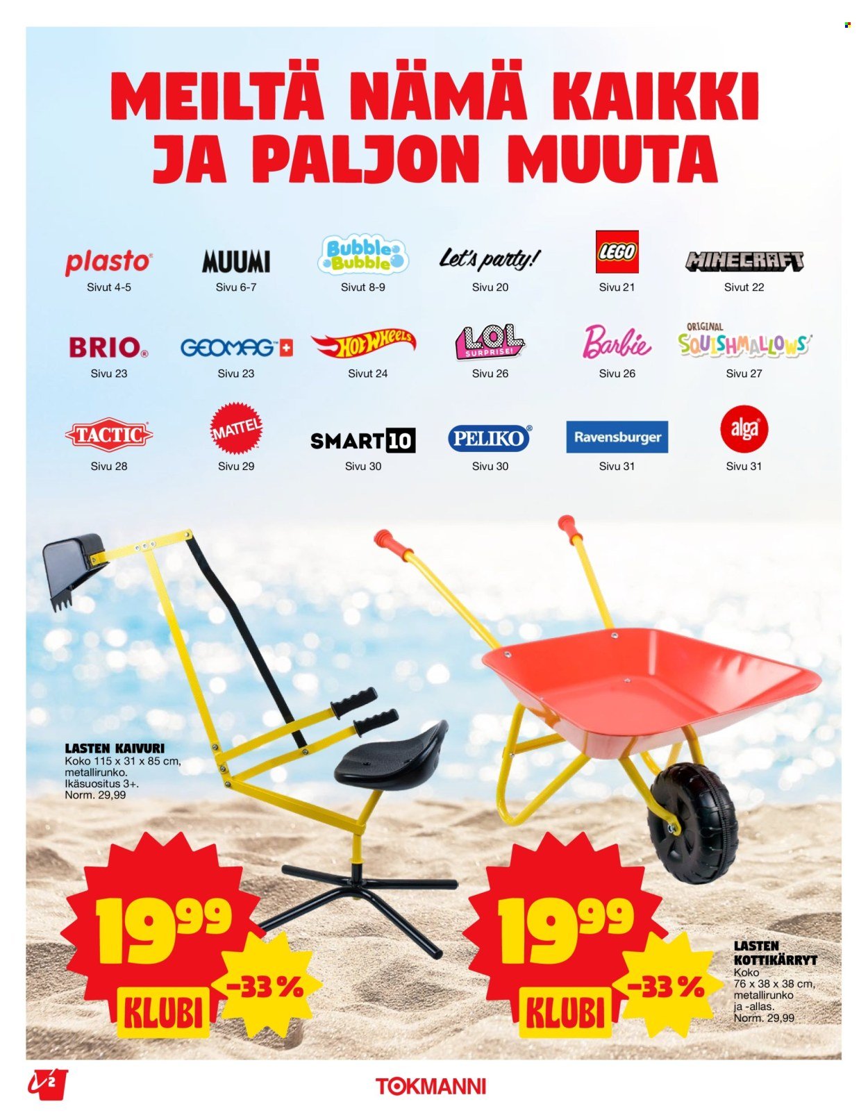 TOKMANNI tarjoukset - Kesälelukuvasto 2026