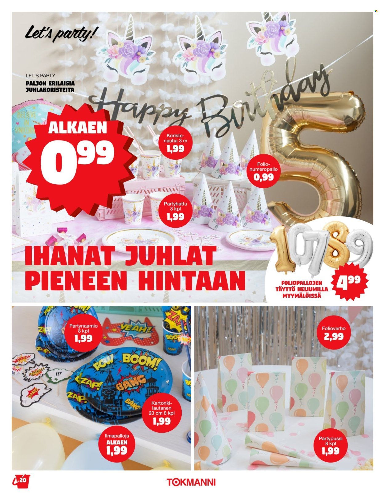 TOKMANNI tarjoukset - Kesälelukuvasto 2026