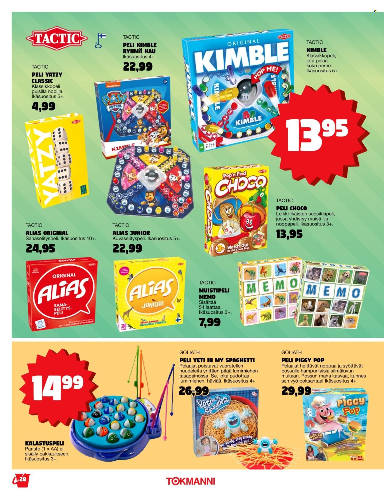 TOKMANNI tarjoukset - Kesälelukuvasto 2026