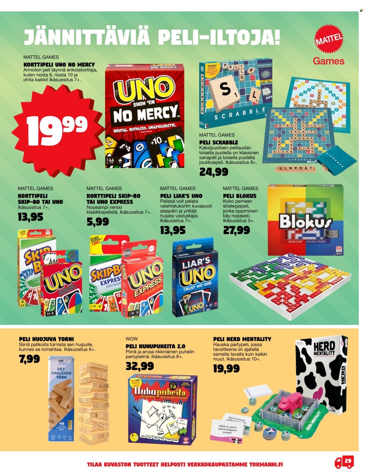 TOKMANNI tarjoukset - Kesälelukuvasto 2026