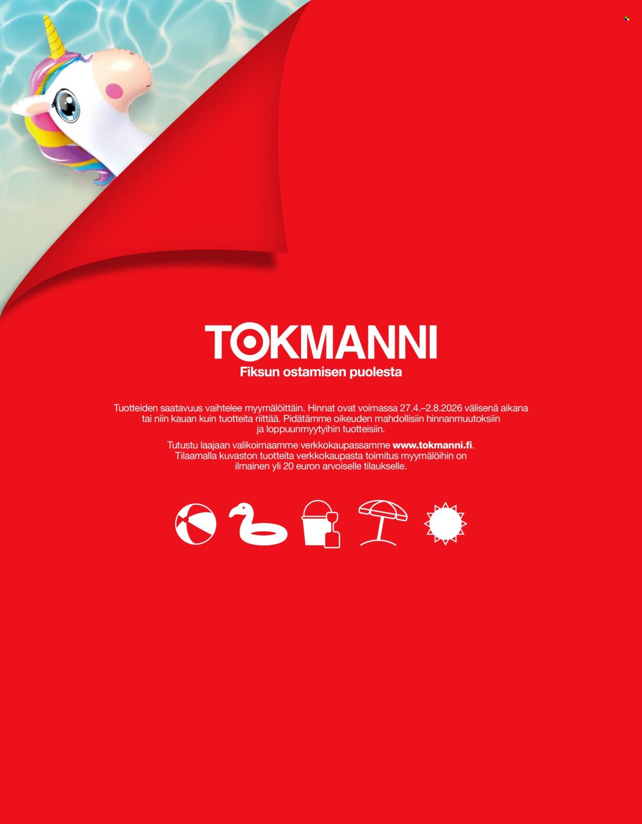 TOKMANNI tarjoukset - Kesälelukuvasto 2026