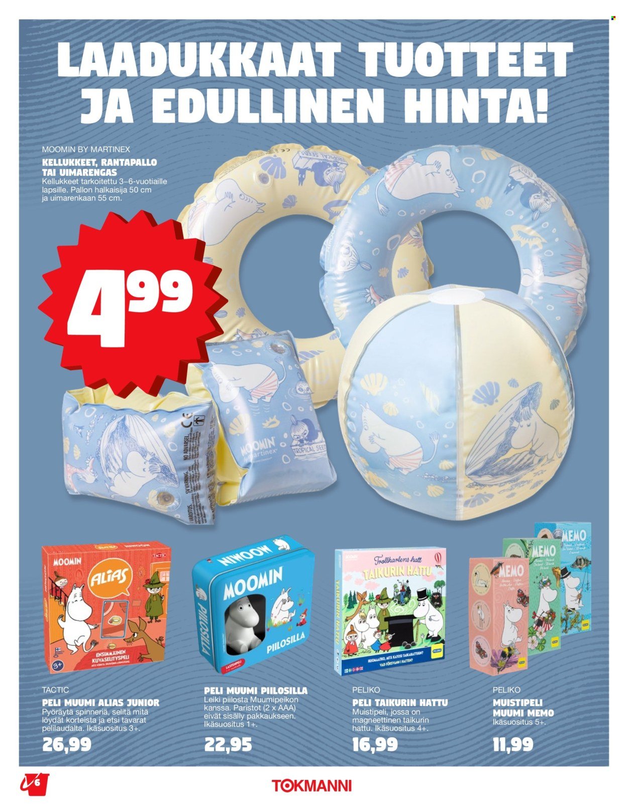 TOKMANNI tarjoukset - Kesälelukuvasto 2026