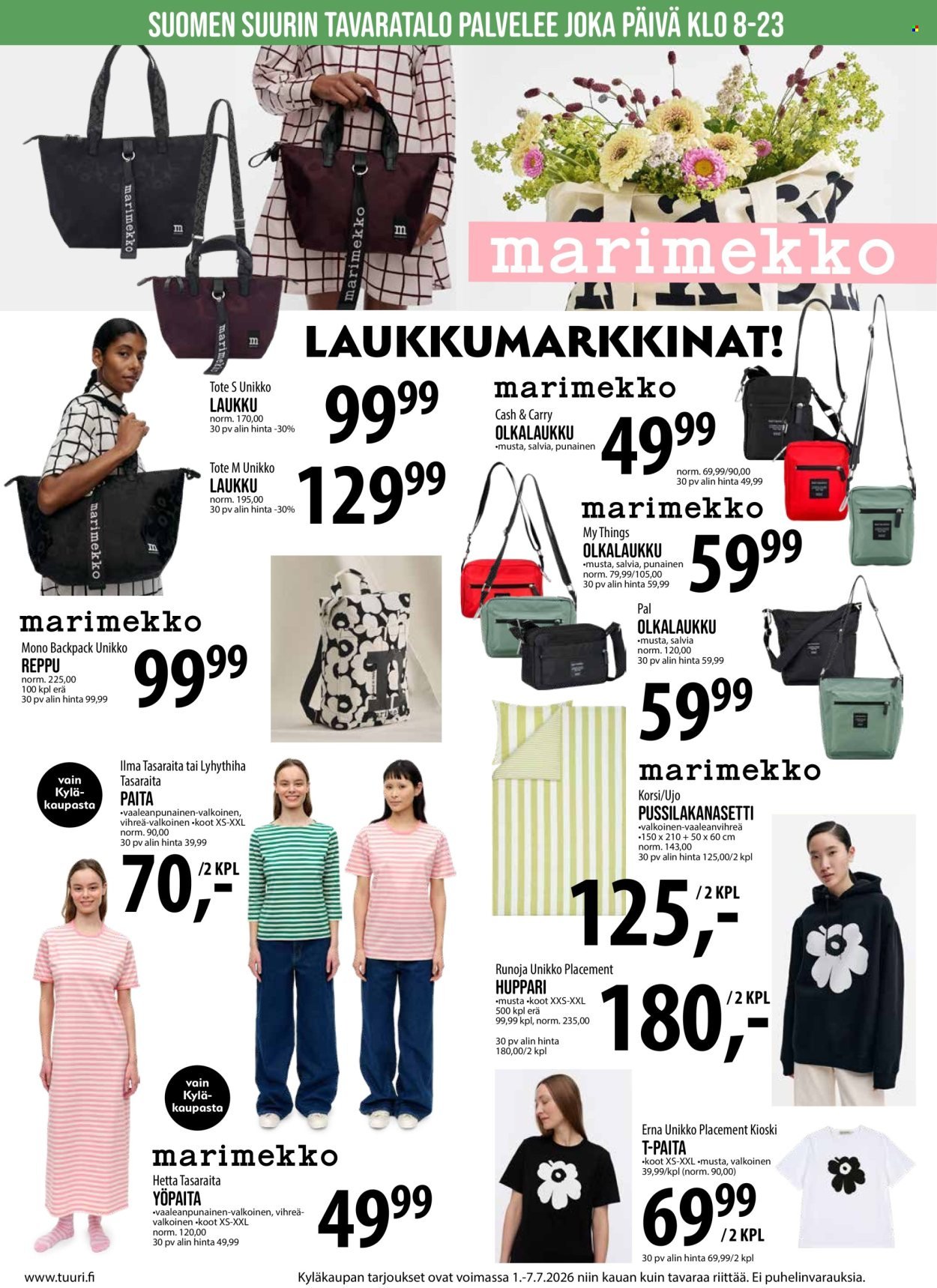 TUURI tarjoukset - Alkaen KE 1.7.2026