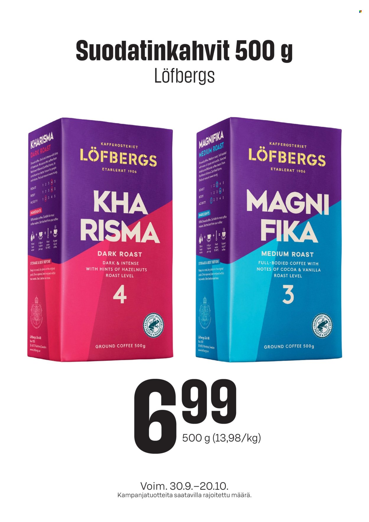 S-MARKET tarjoukset - Lofbergs kahvi