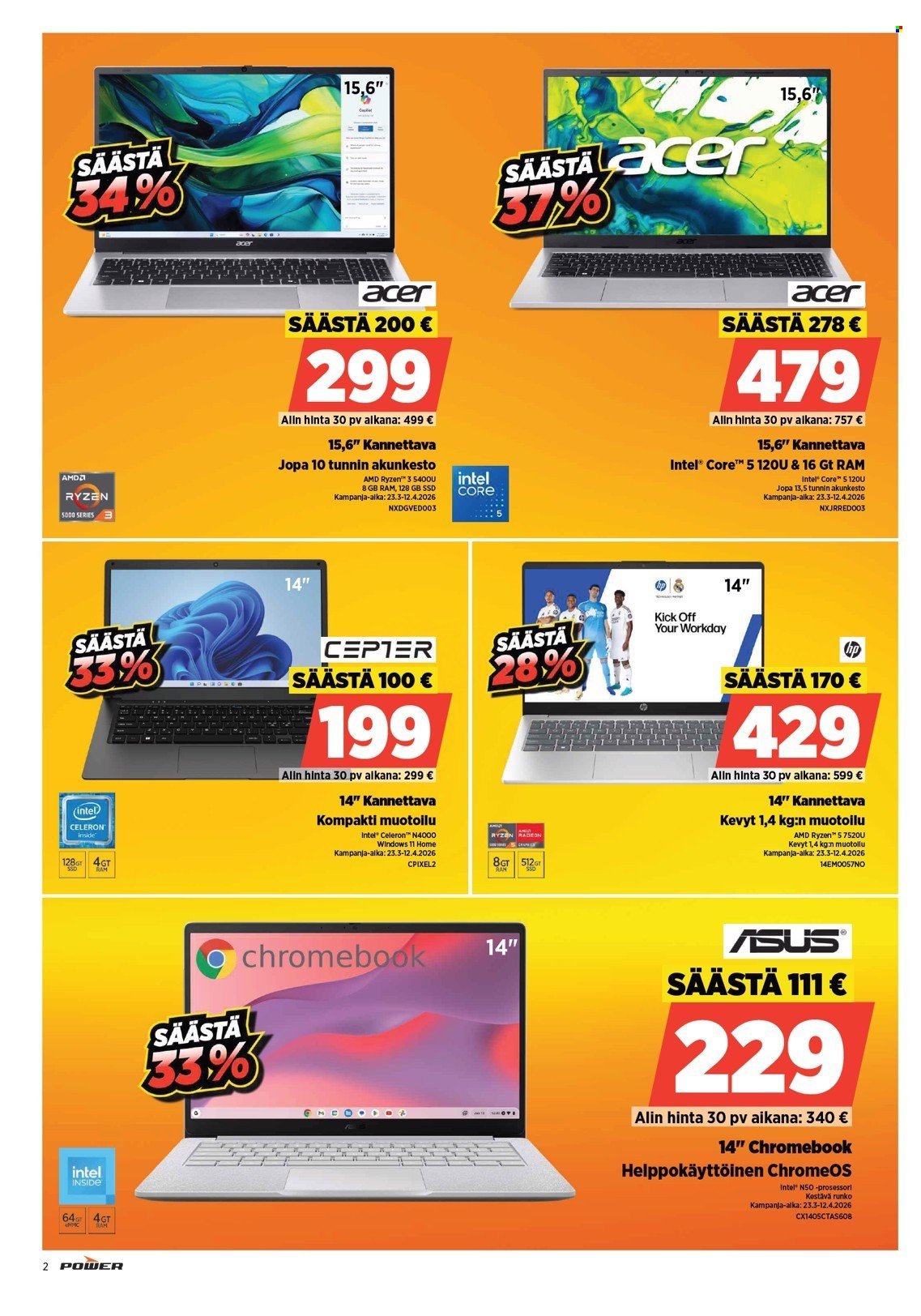 POWER tarjoukset - Maaliskuu 2026