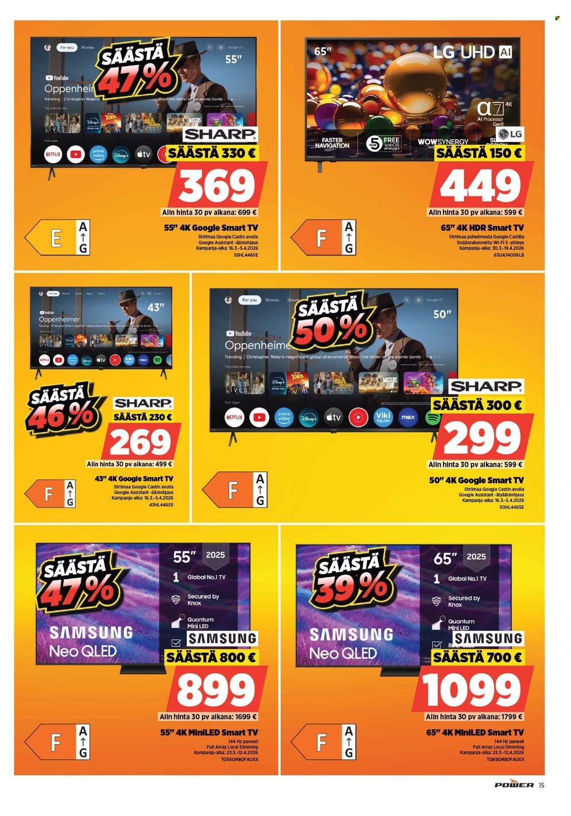 POWER tarjoukset - Maaliskuu 2026