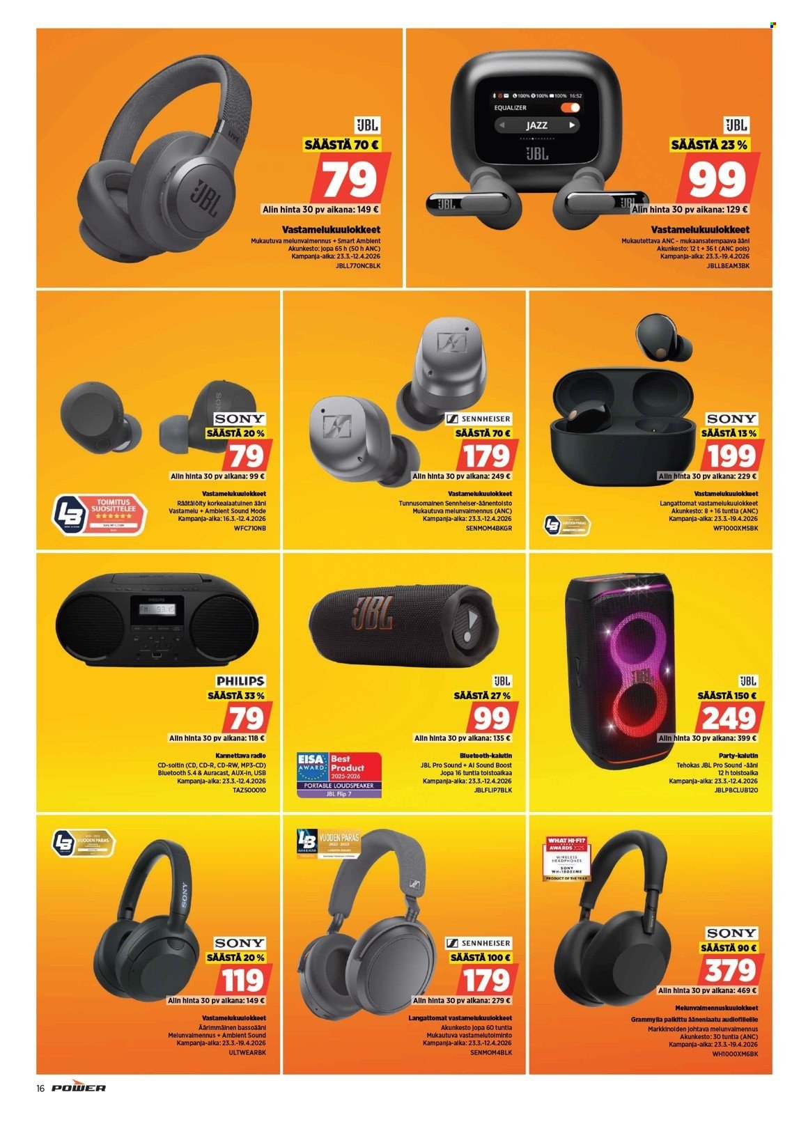 POWER tarjoukset - Maaliskuu 2026