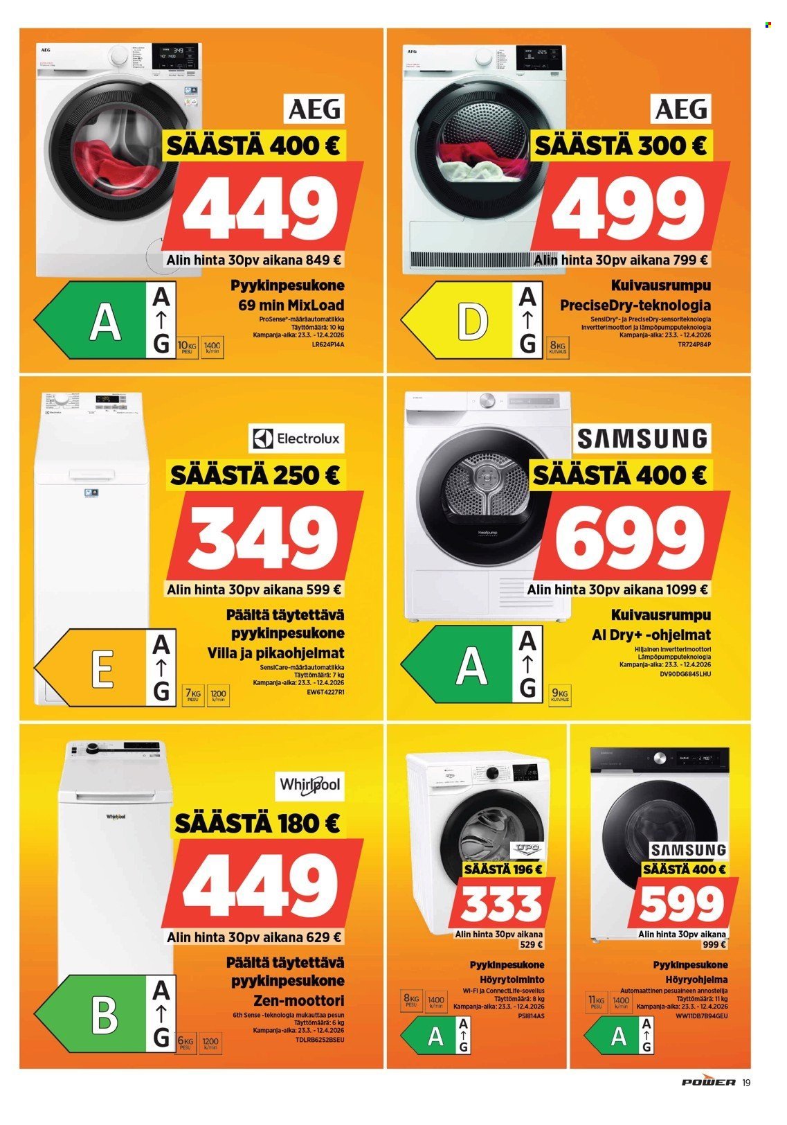 POWER tarjoukset - Maaliskuu 2026