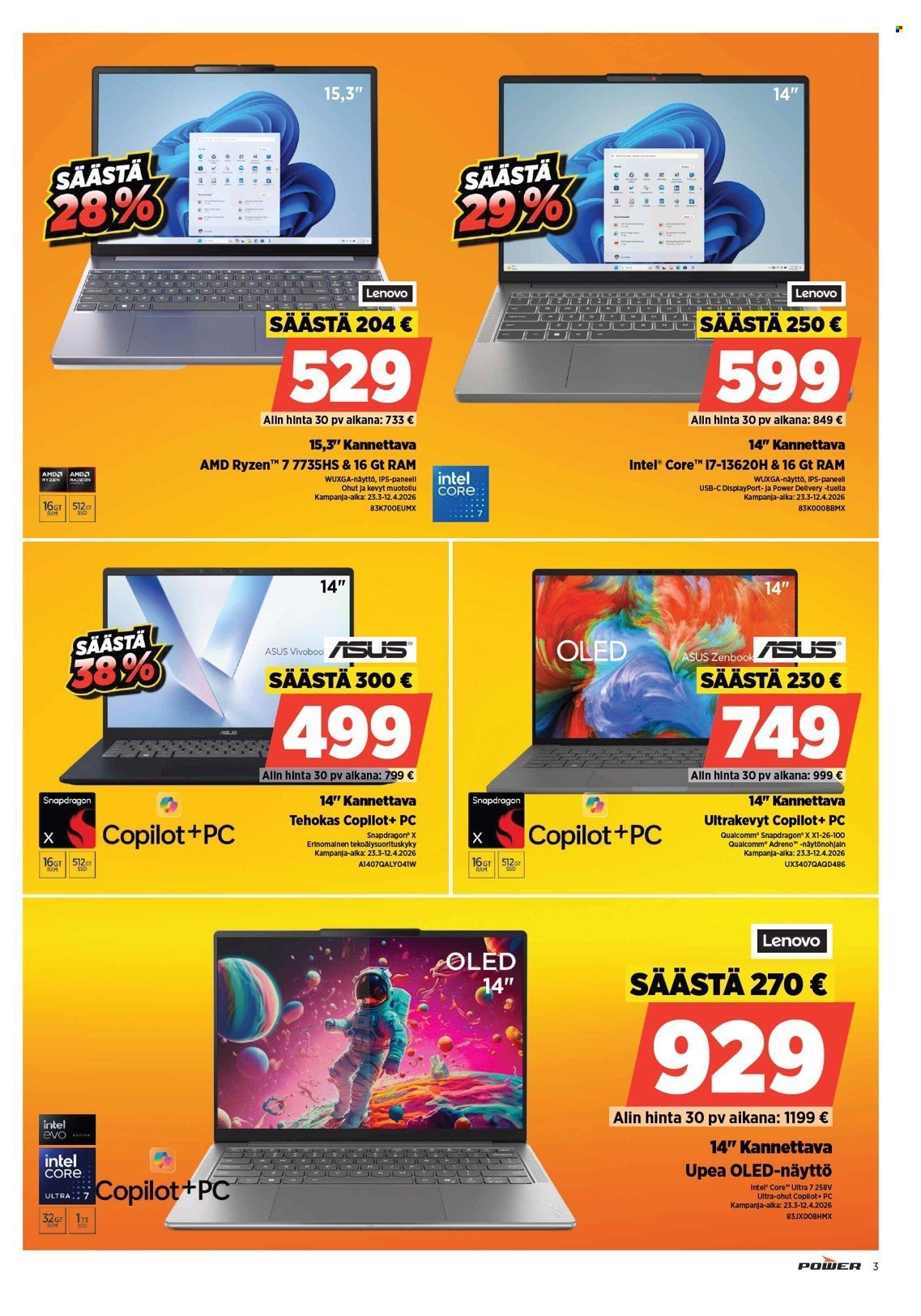 POWER tarjoukset - Maaliskuu 2026