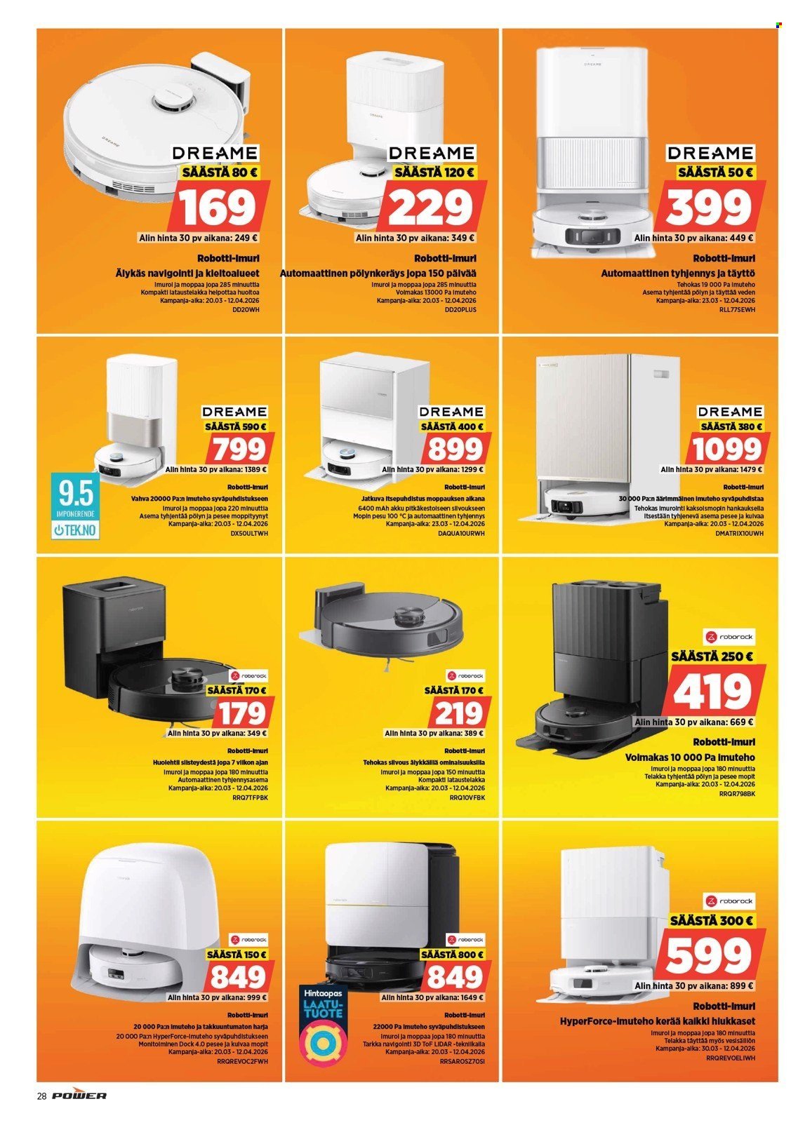 POWER tarjoukset - Maaliskuu 2026