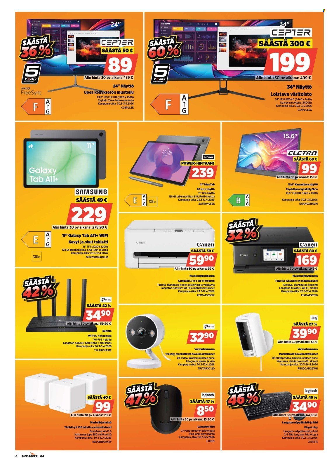 POWER tarjoukset - Maaliskuu 2026