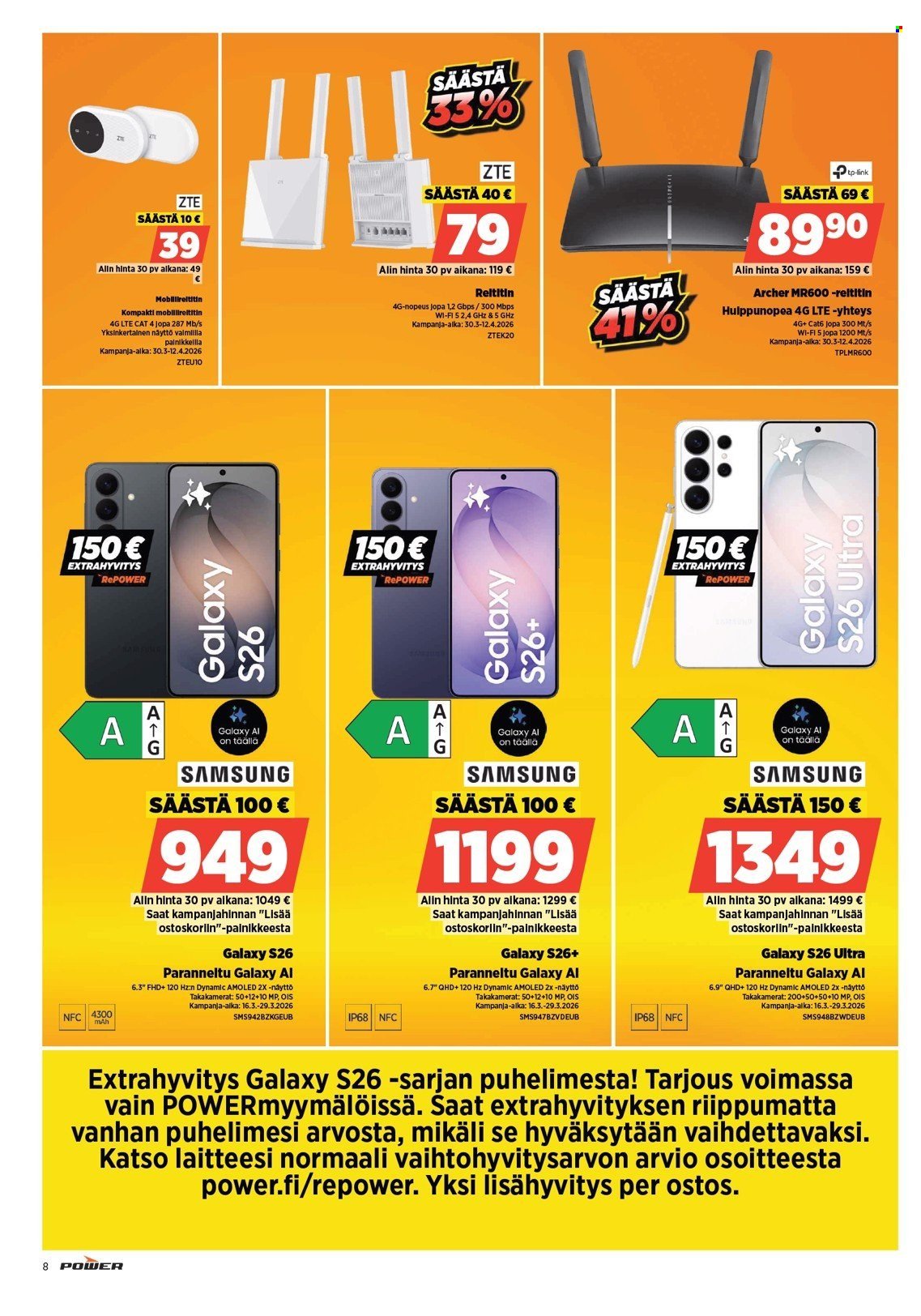 POWER tarjoukset - Maaliskuu 2026