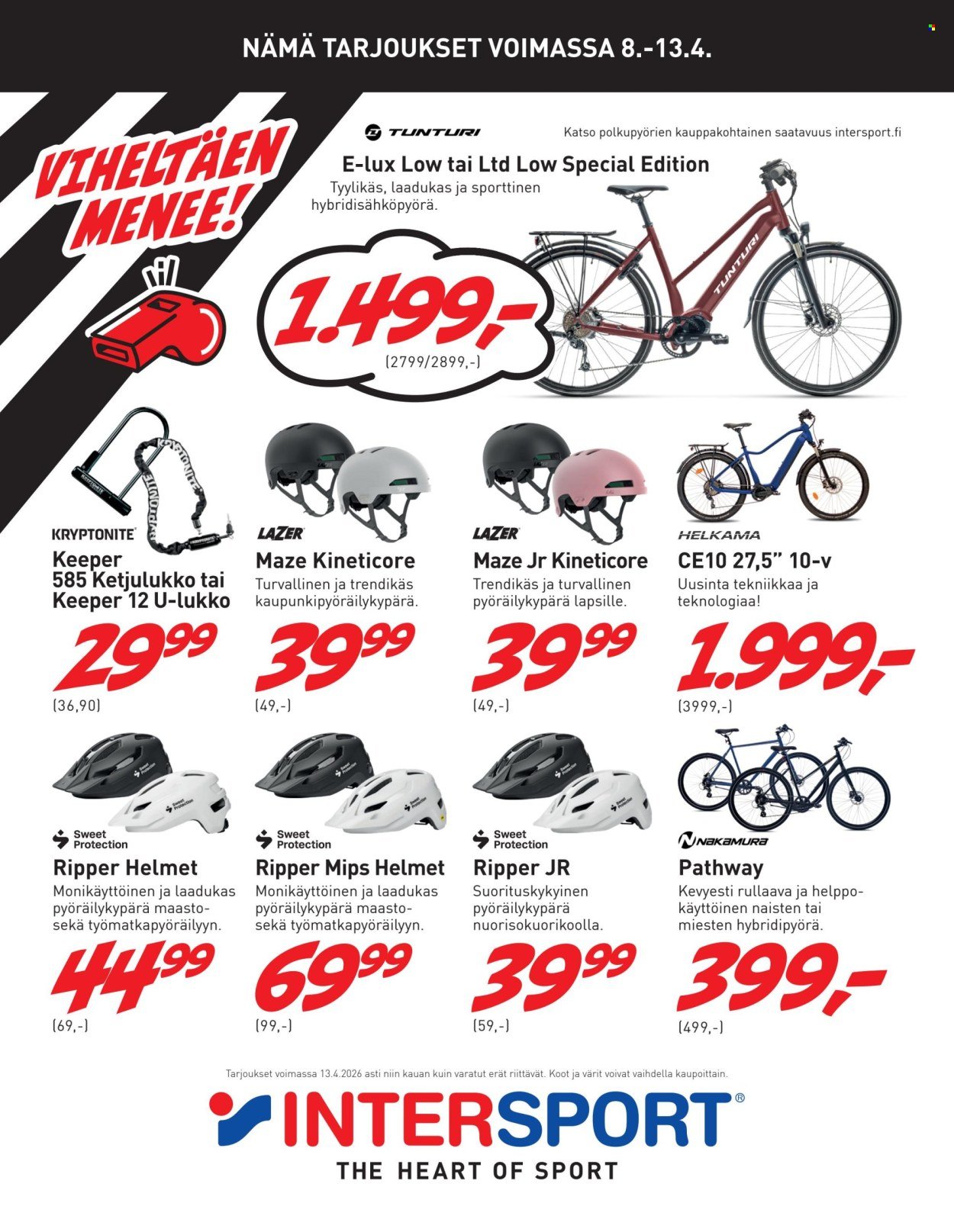 INTERSPORT tarjoukset - Viheltäen Menee!
