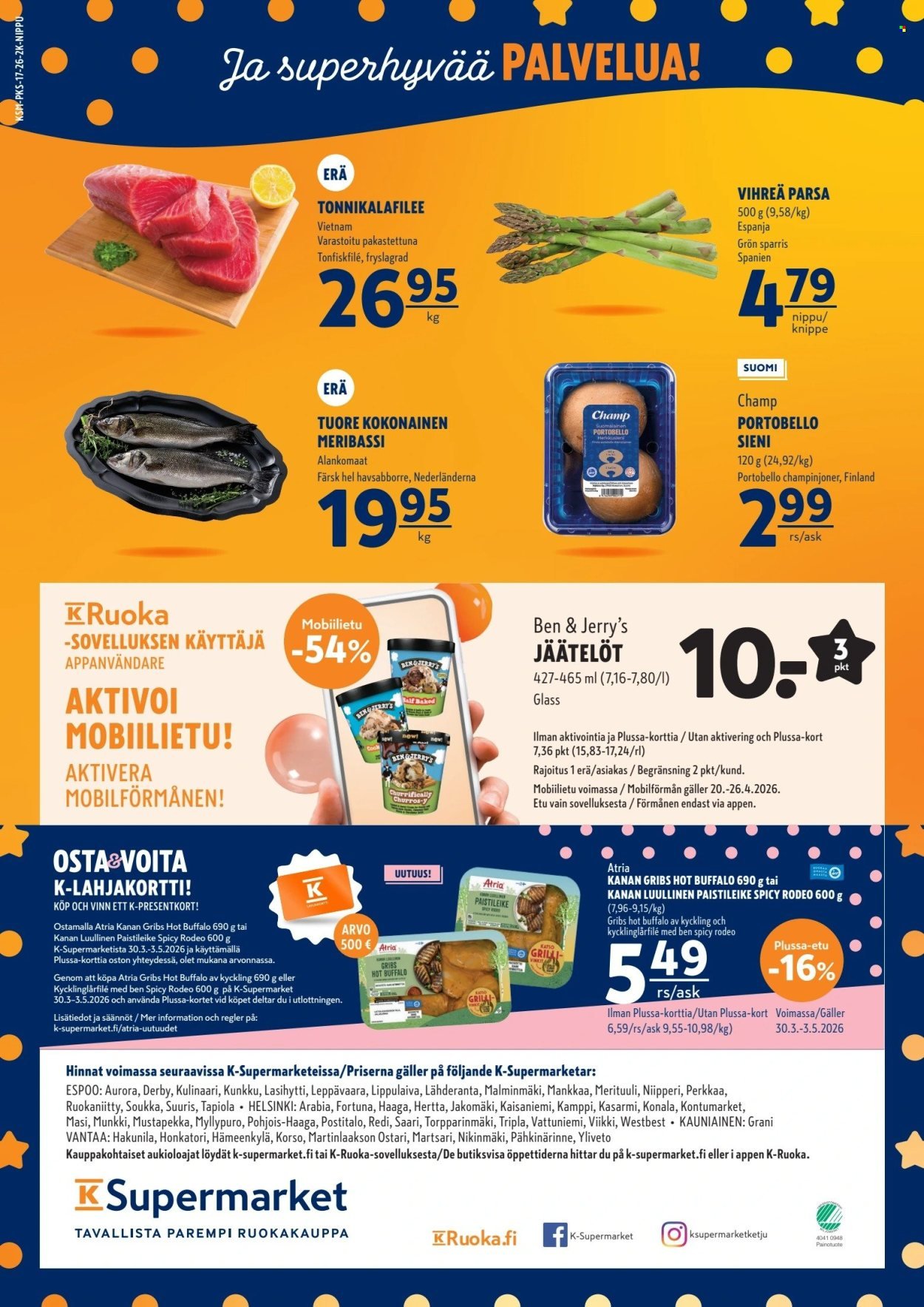 K-SUPERMARKET tarjoukset - Kauppiaan herkkufestarit